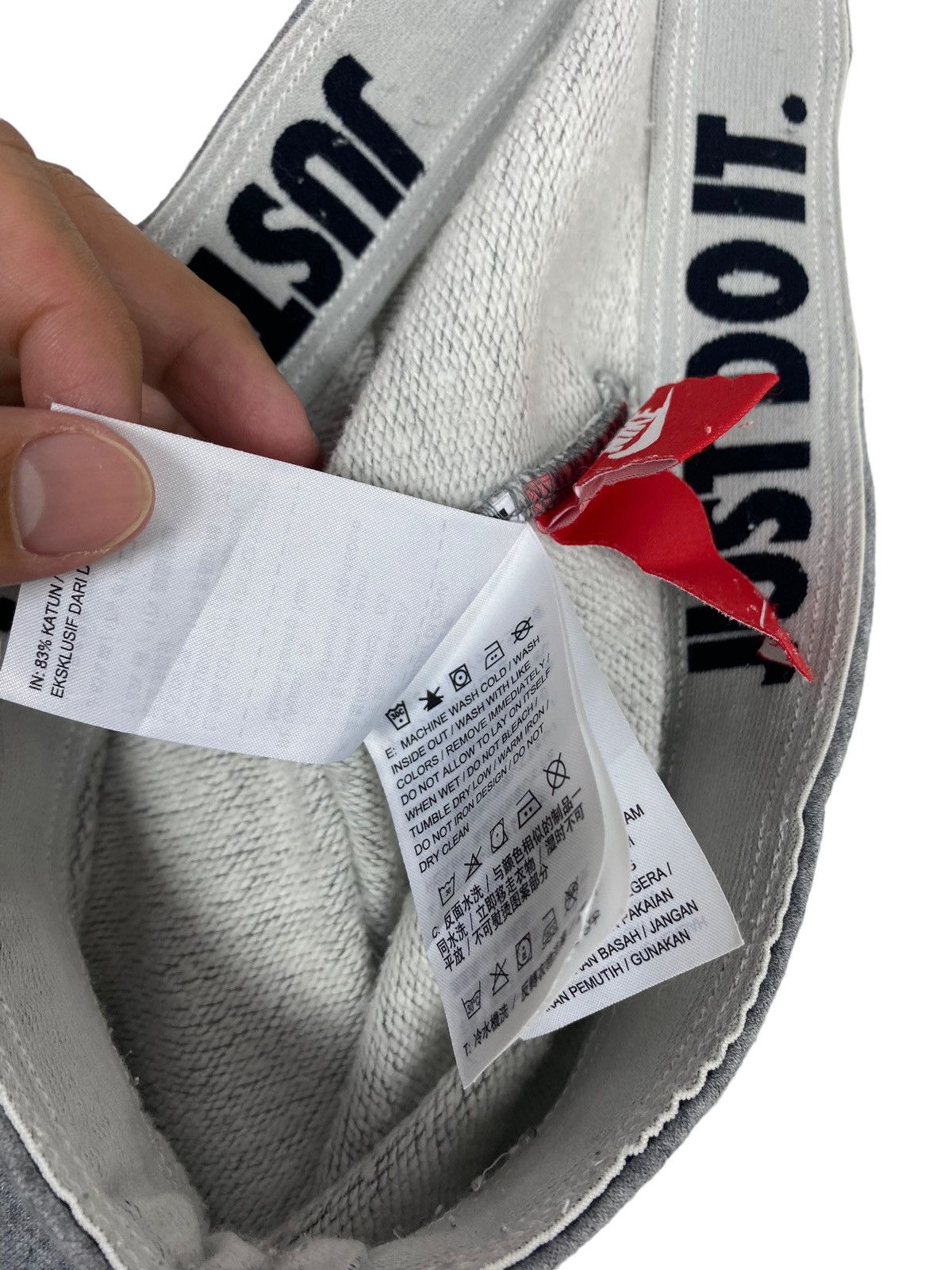 Nike Rare‼️ Nike Sweatpants Big Logo Size US 27 - 8 Thumbnail