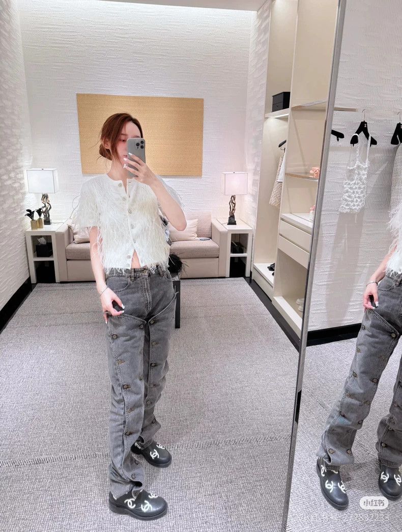 Chanel Chanel 25S spring and summer popular white feather diamond Size XS / US 0-2 / IT 36-38 - 3 Thumbnail