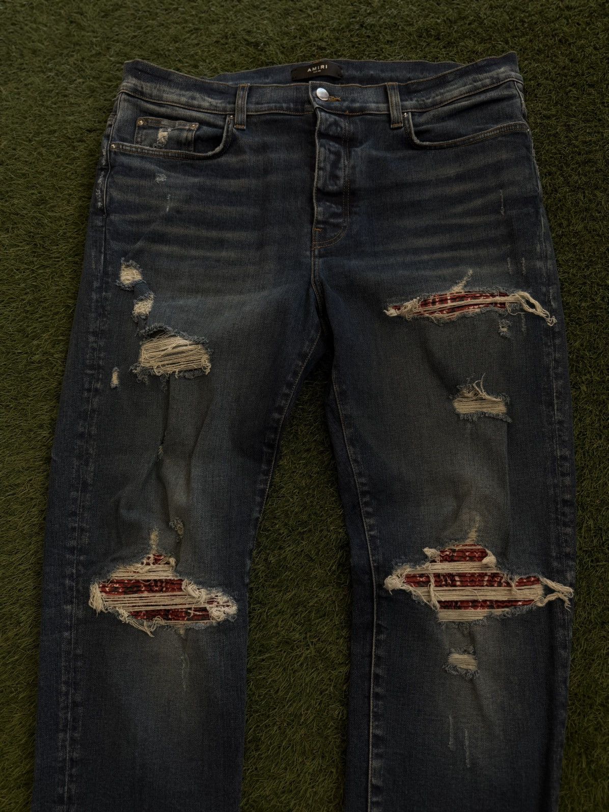 Amiri Amiri MX1 Red Bandanna Patch Size 40 🧼 Size US 40 / EU 56 - 6 Thumbnail