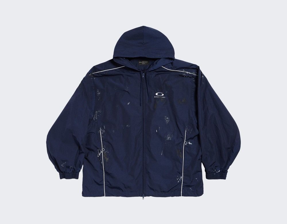 Balenciaga Balenciaga Paint Splatter Track Jacket Size US S / EU 44-46 / 1 - 1 Thumbnail