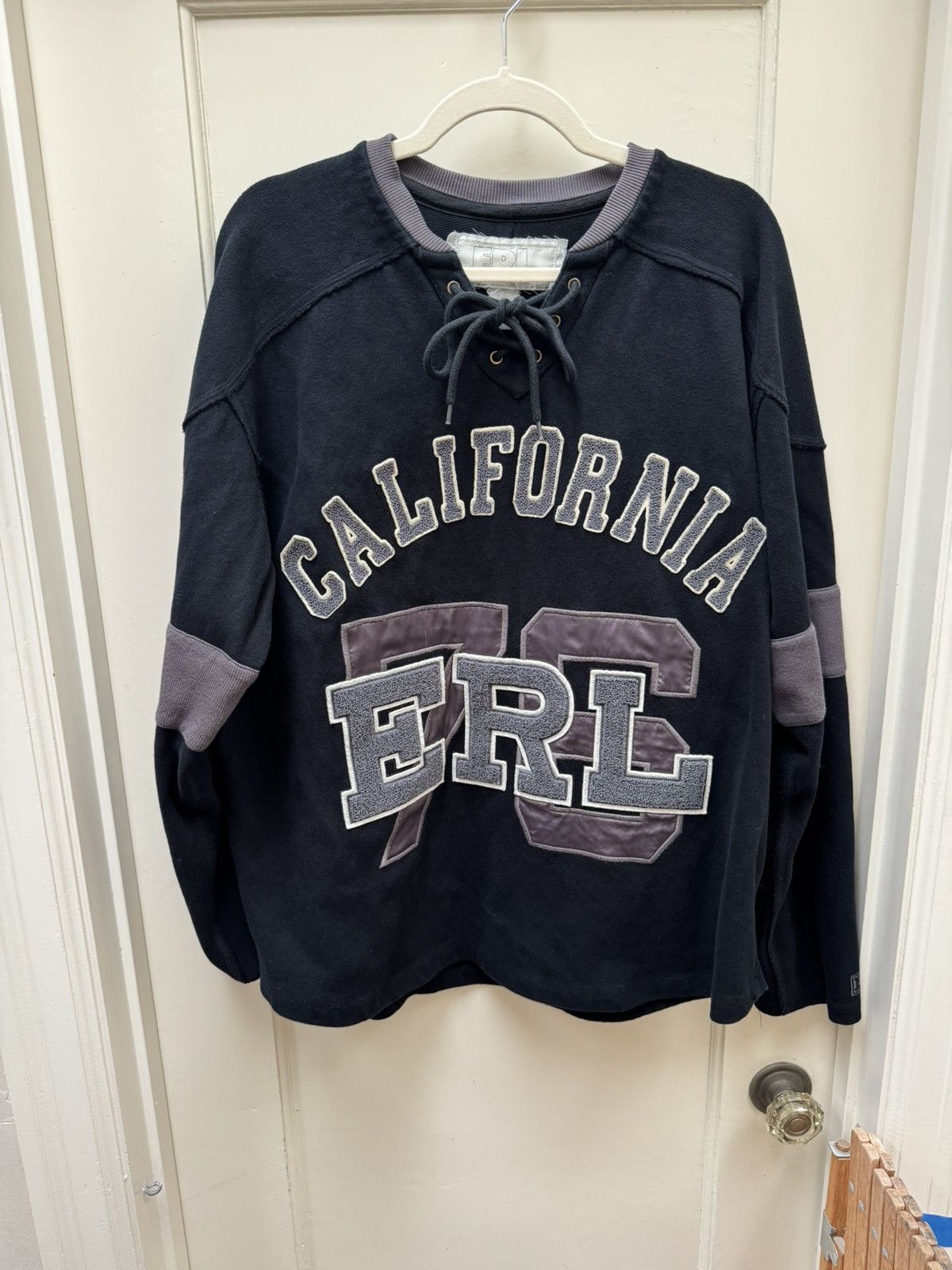 ERL ERL Laced Hockey Jersey Knit Size US S / EU 44-46 / 1 - 1 Thumbnail