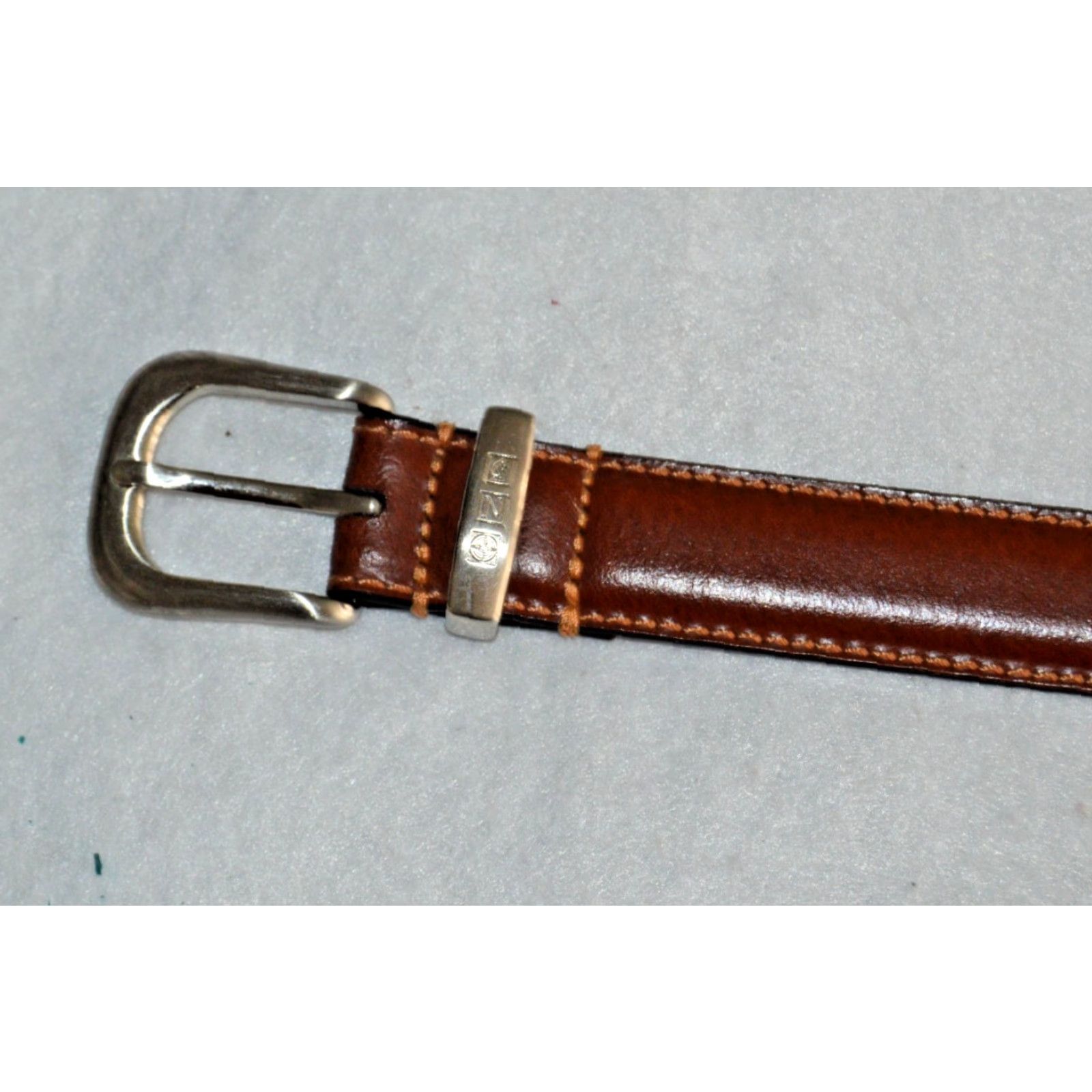 Nautica Nautica Belt Men Reversible Leather Buckle 38 Brown Dress Belt Regular Size 38 Mens Size 38 - 2 Thumbnail