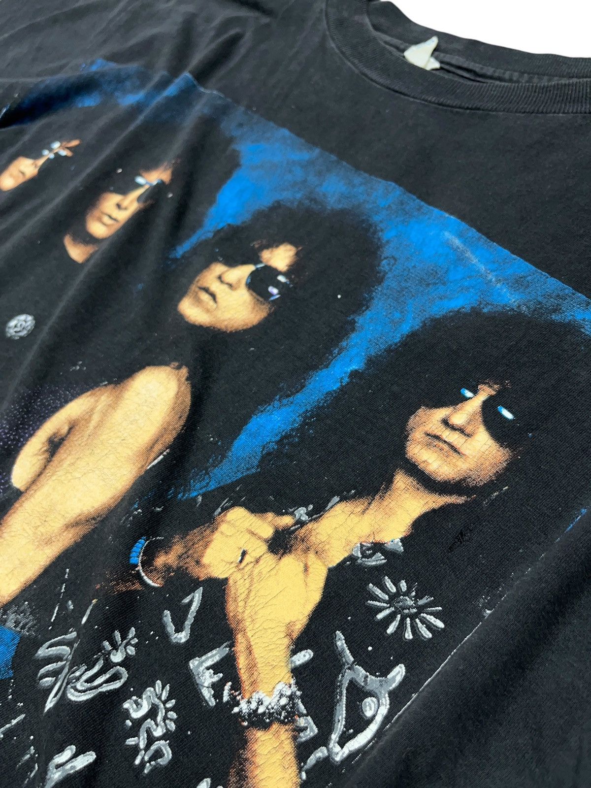 Band Tees × KISS × Vintage Vintage 1989 Kiss Hot In The Shade Tour T-shirt Size US XL / EU 56 / 4 - 6 Thumbnail