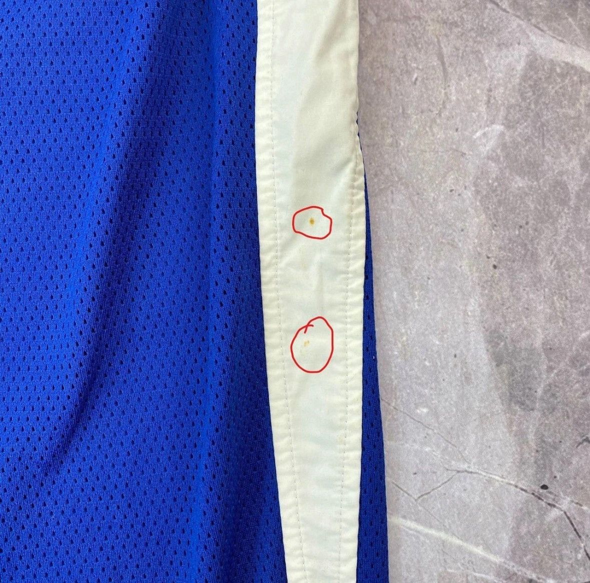 Nike Nike Air Force Shorts Vintage Blue Basketball L Y2K jordan Size US 31 - 15 Thumbnail