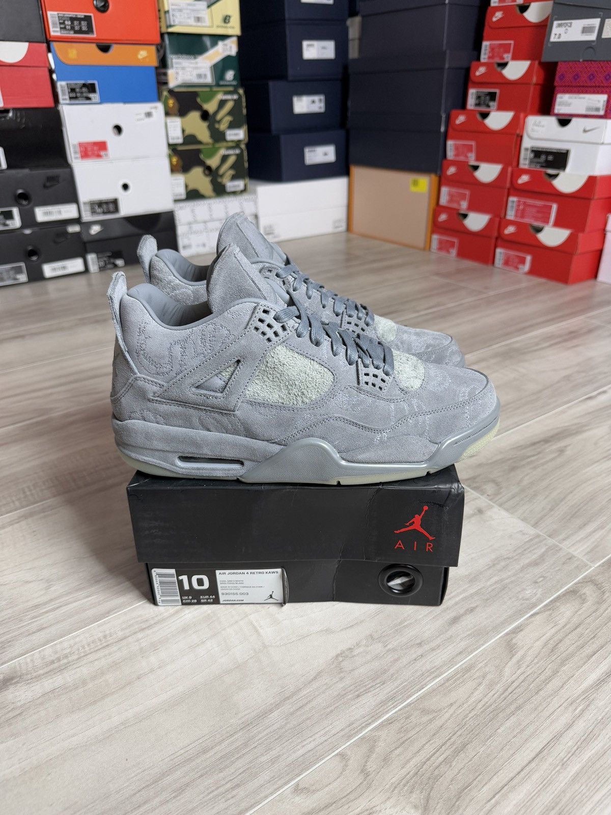 Jordan 4 Grey Kaws