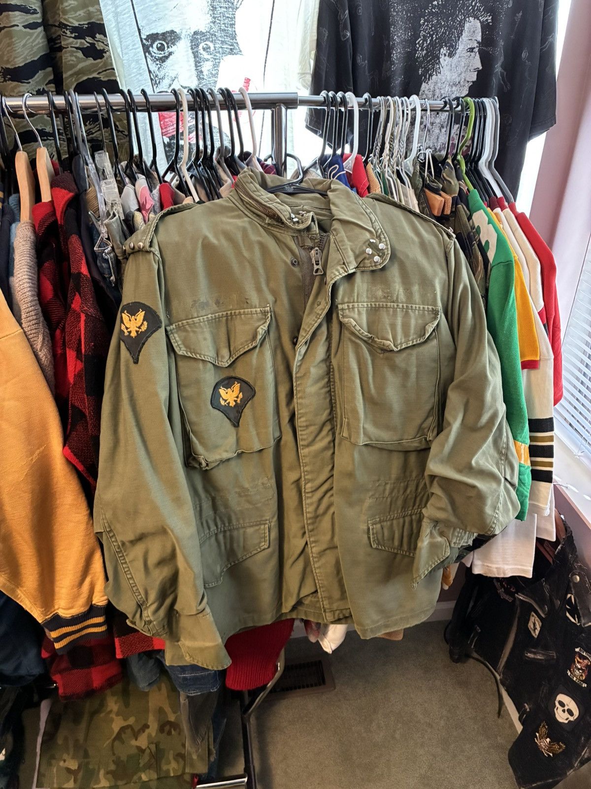 Vintage Vintage 1970’s The Clash US Army field jacket Size US S / EU 44-46 / 1 - 3 Thumbnail