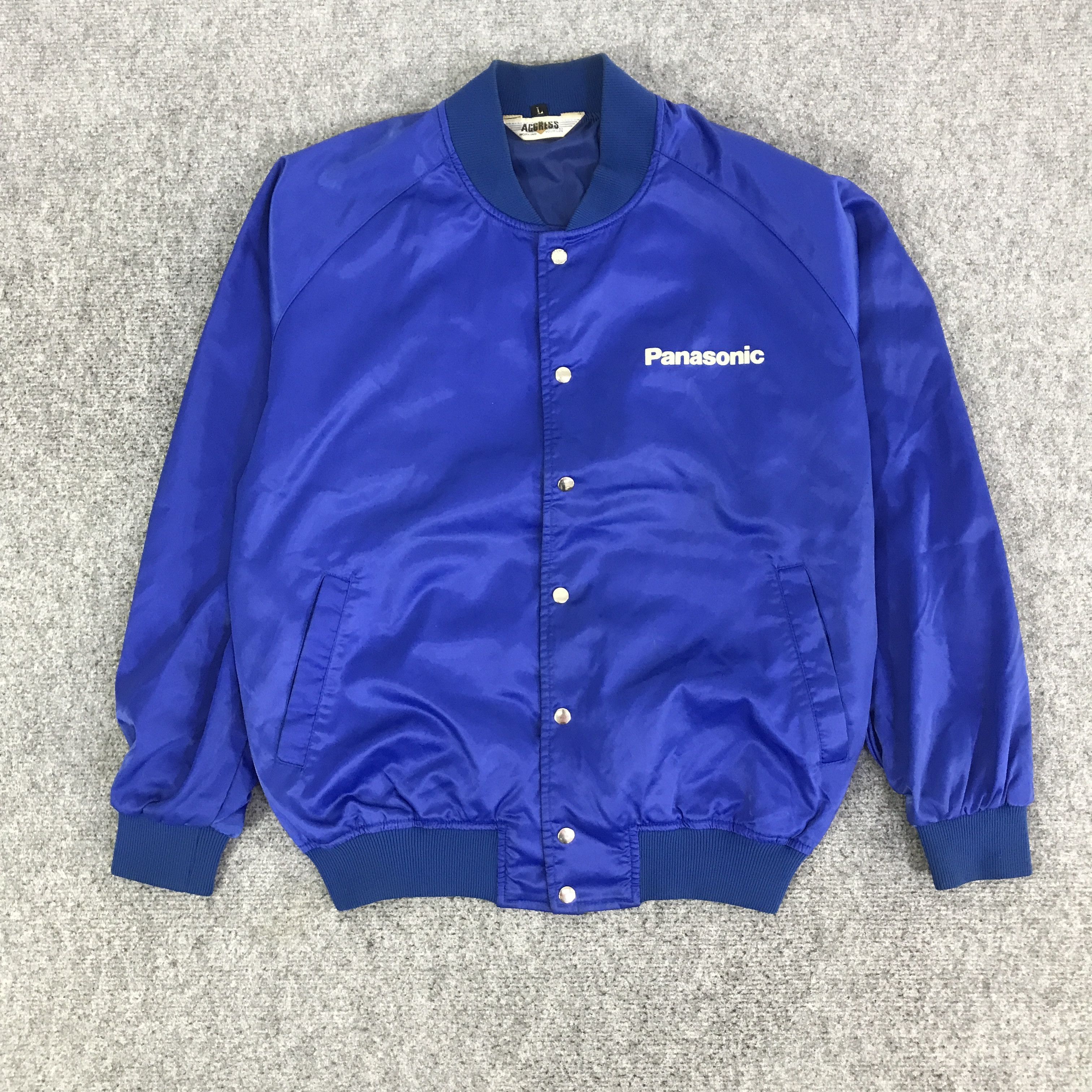 Japanese Brand PANASONIC SNAP BUTTON BOMBER JACKET K116B17 Size US L / EU 52-54 / 3 - 1 Thumbnail