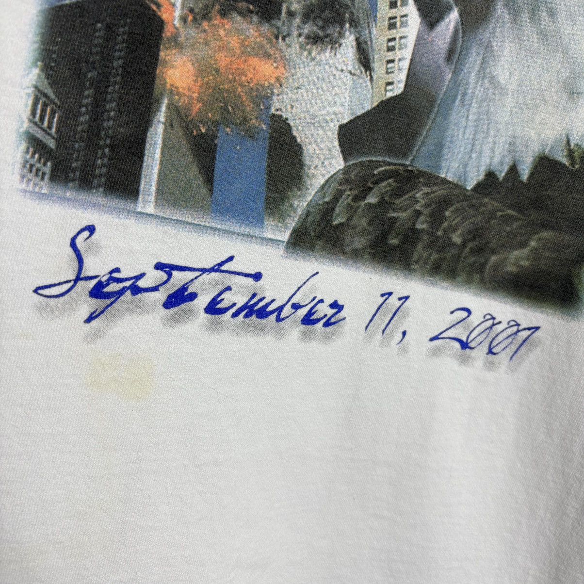 Vintage Vintage Y2K Twins Tower R.I.P. USA Falcon Long Sleeve Tee Size US L / EU 52-54 / 3 - 5 Thumbnail