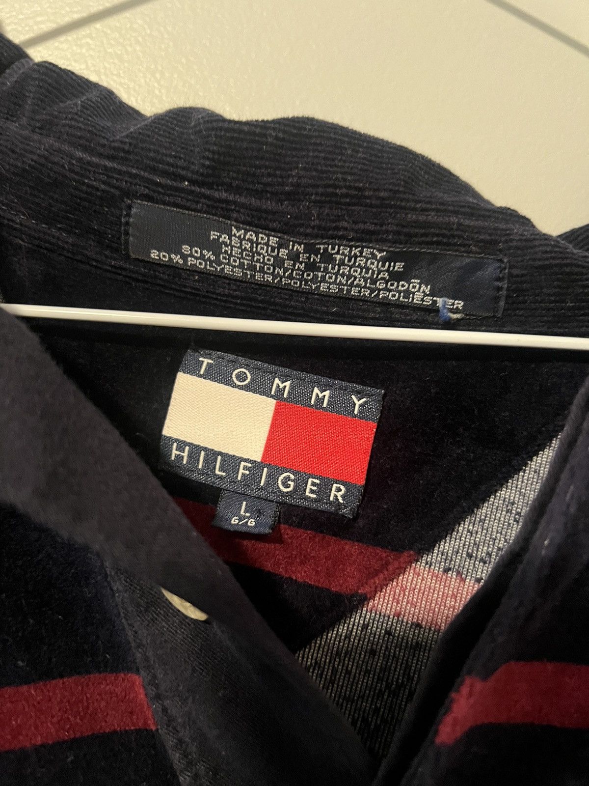 Tommy Hilfiger Vintage Tommy Hilfiger long sleeve polo Size US L / EU 52-54 / 3 - 3 Thumbnail
