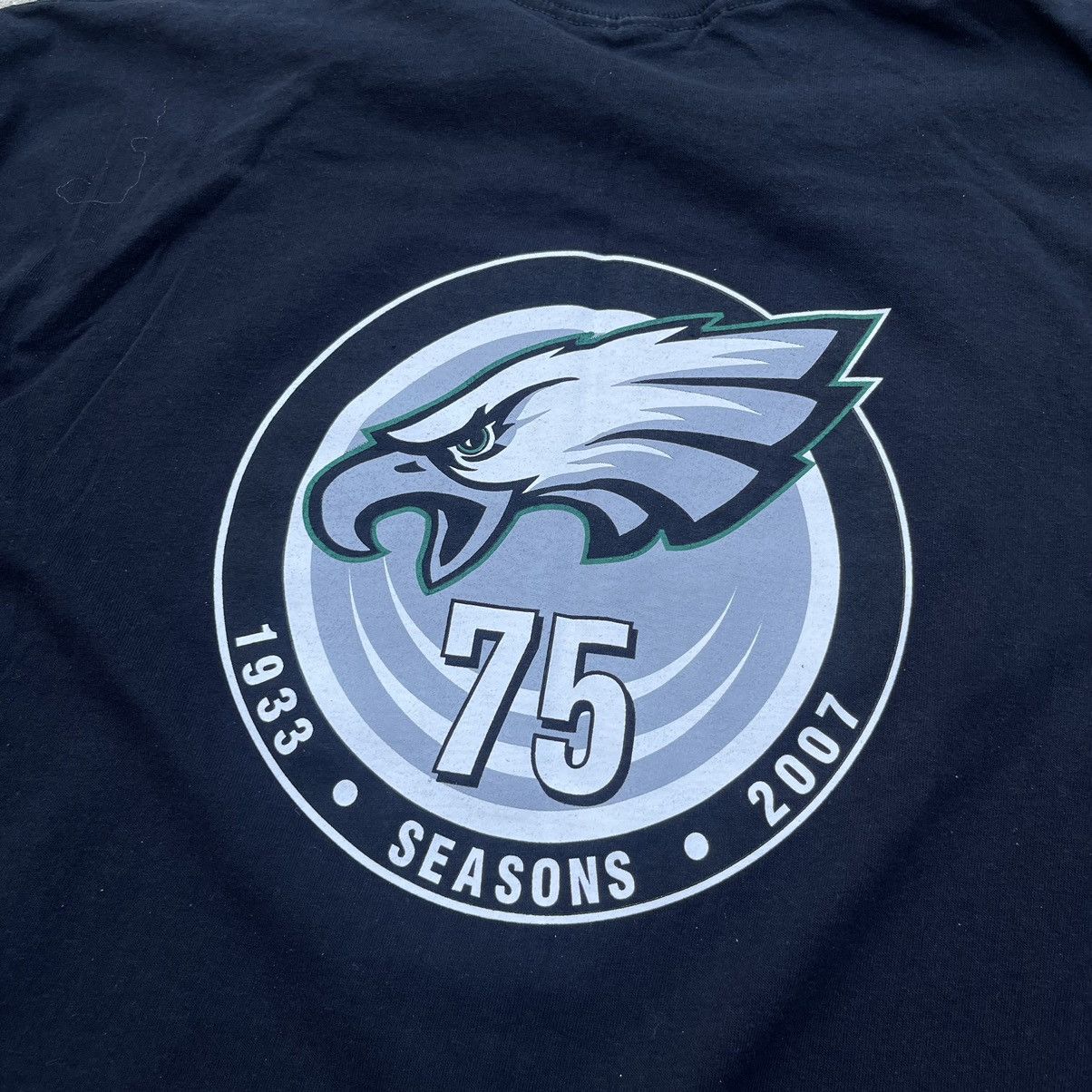 NFL Vintage Y2K 75TH ANNIVERSARY EAGLES BUD LIGHT Shirt Size US XL / EU 56 / 4 - 5 Thumbnail