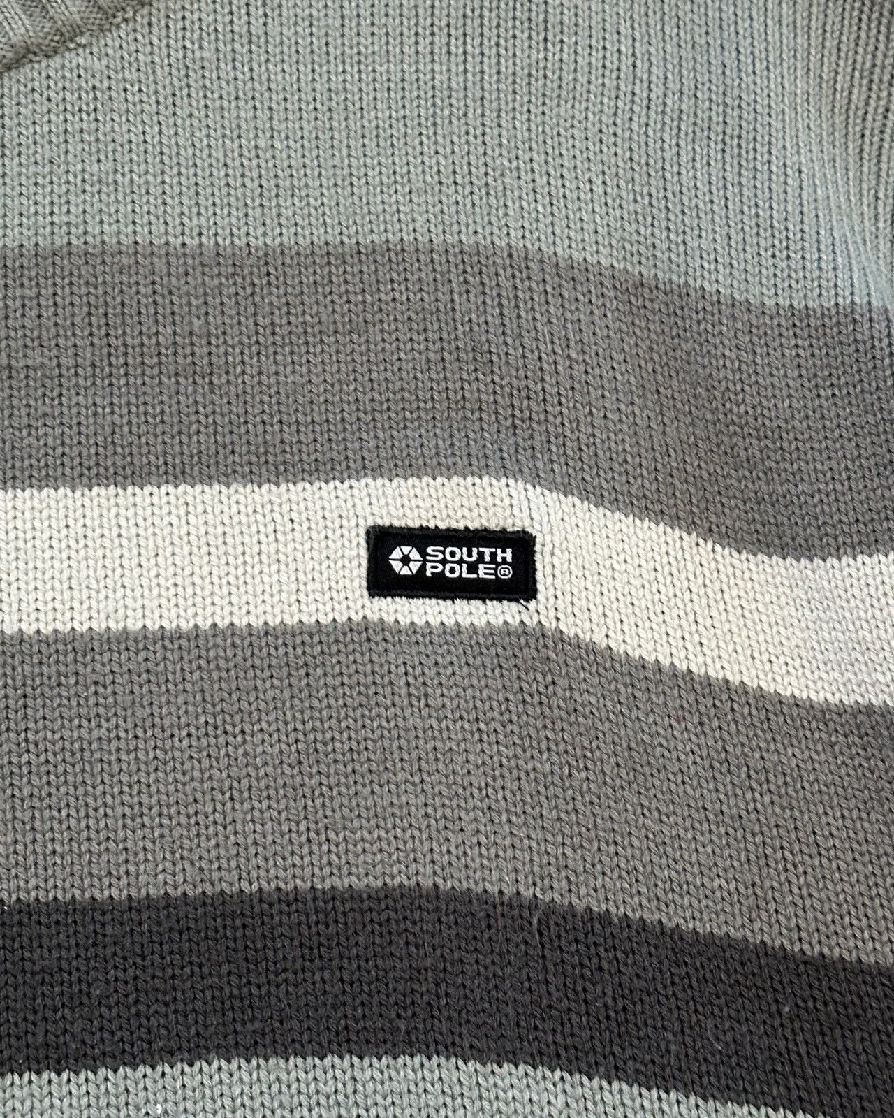 Southpole Vintage Y2K Southpole Striped Knit Oversized Sweater - XL Size US XL / EU 56 / 4 - 3 Thumbnail