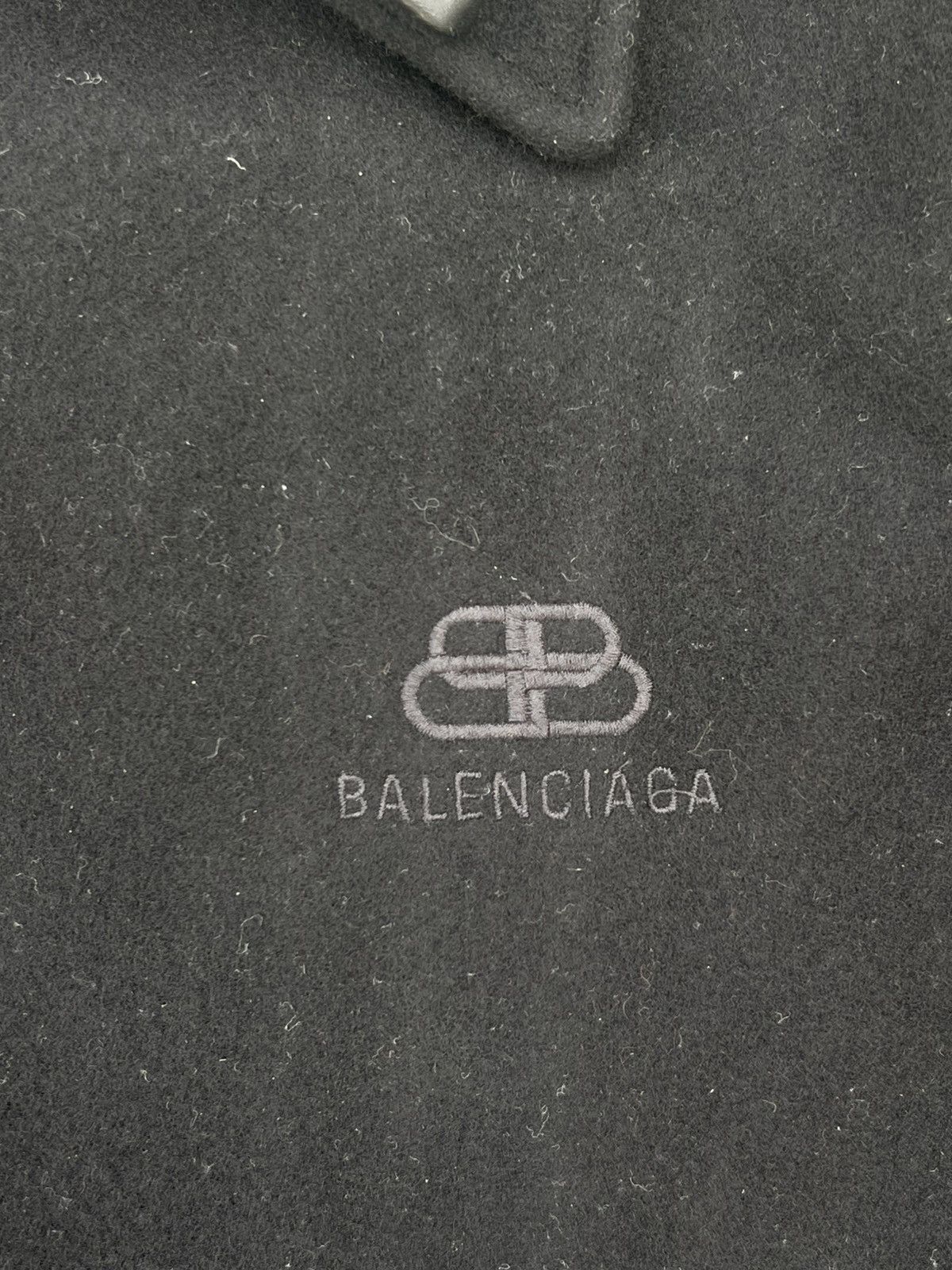 Balenciaga Rare Balenciaga Cashmere Blend Peacoat with Leather Collar Size US S / EU 44-46 / 1 - 4 Thumbnail