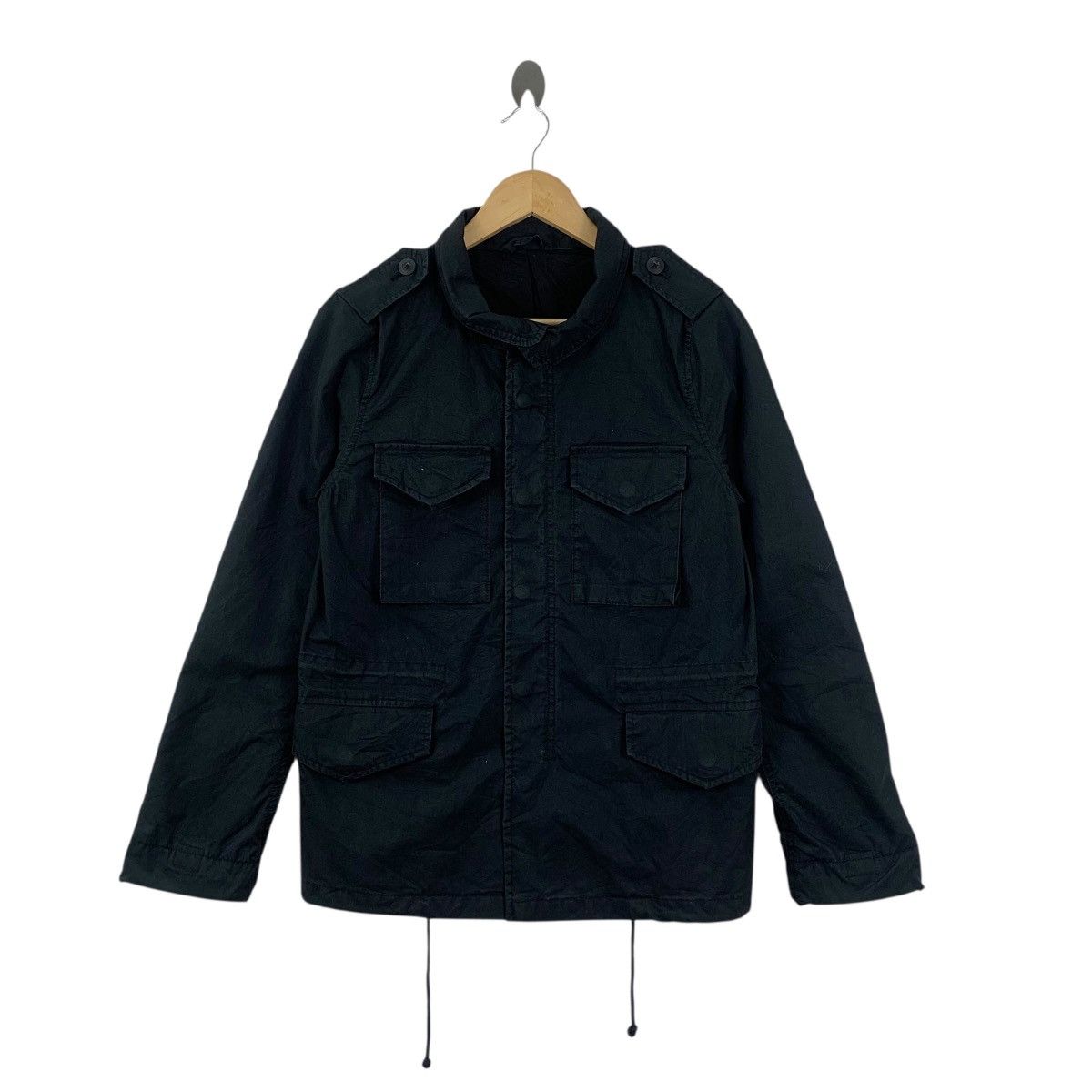 Gap Vintage GAP USA Military Design M65 Black Jacket Windbreaker Size US XS / EU 42 / 0 - 3 Thumbnail