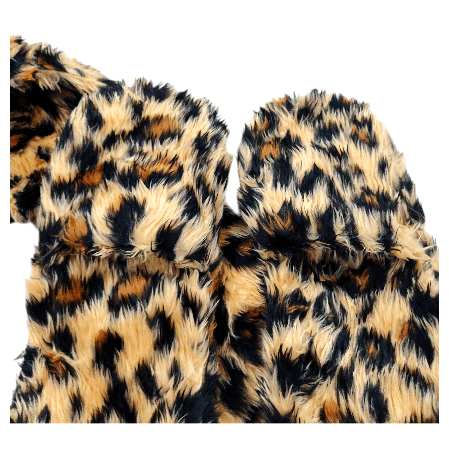 Beauty Beast Glad News Fur Leopard Hat Scarf with Muffs Size ONE SIZE - 7 Thumbnail