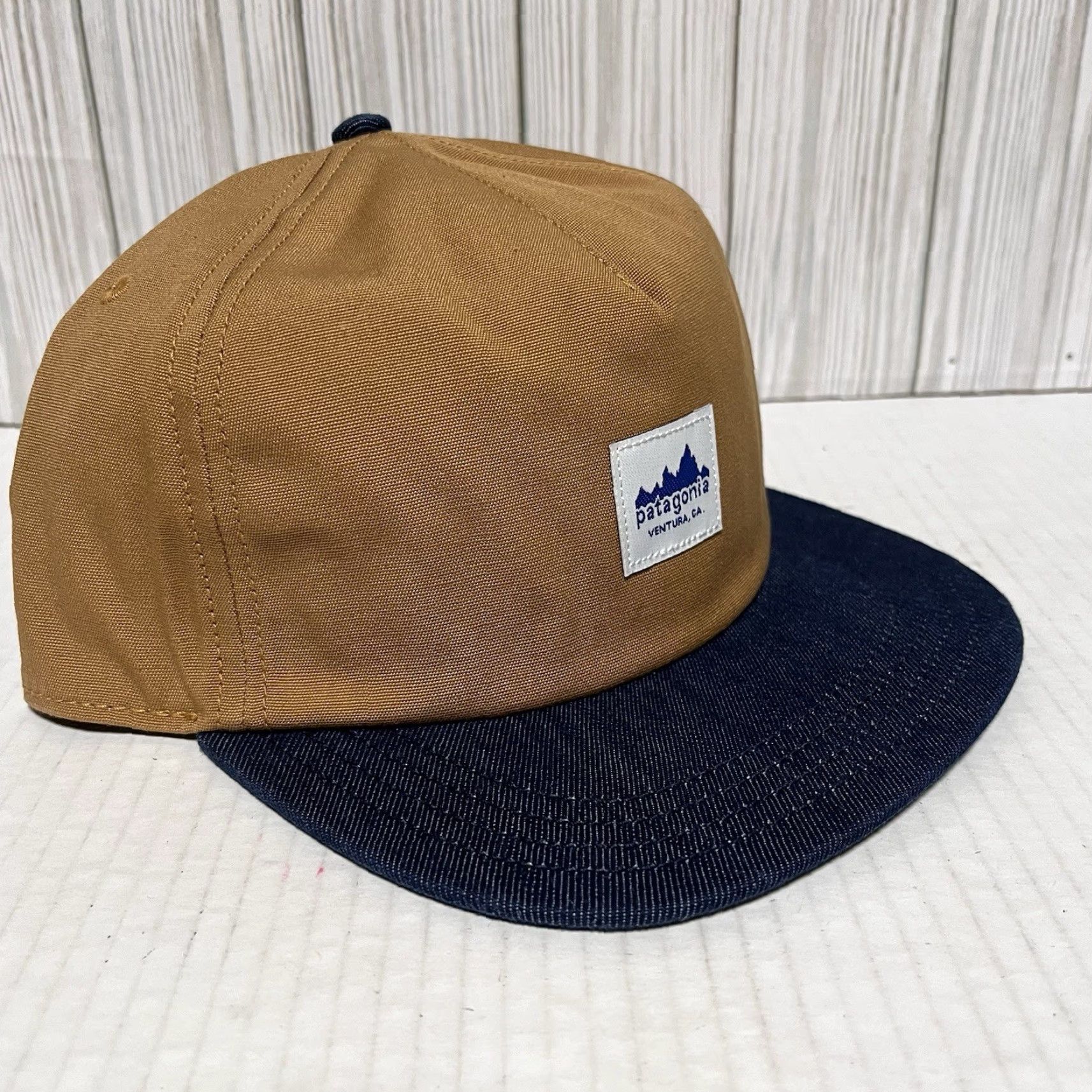 Patagonia Patagonia Hat Range Cap Snap Back Brown Tan Canvas Adjustable Men’s Adult NEW Size ONE SIZE - 4 Thumbnail