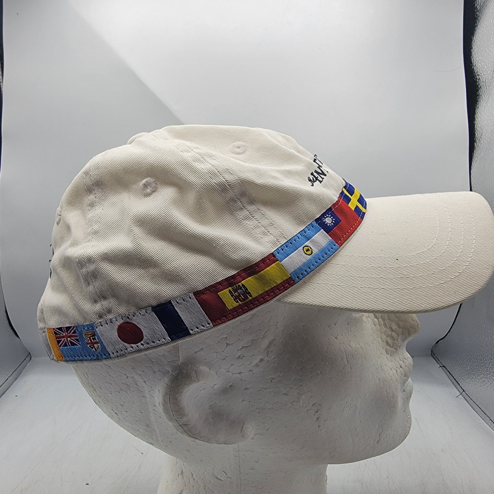 Imperial Castle Pines International Flags White Baseball Hat Cap Outd Size ONE SIZE - 4 Thumbnail