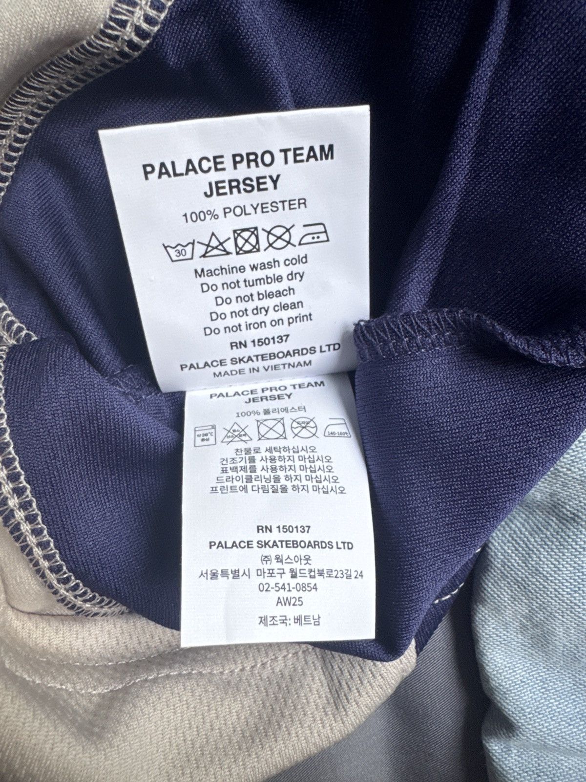 Palace Pro Team Jersey Grey