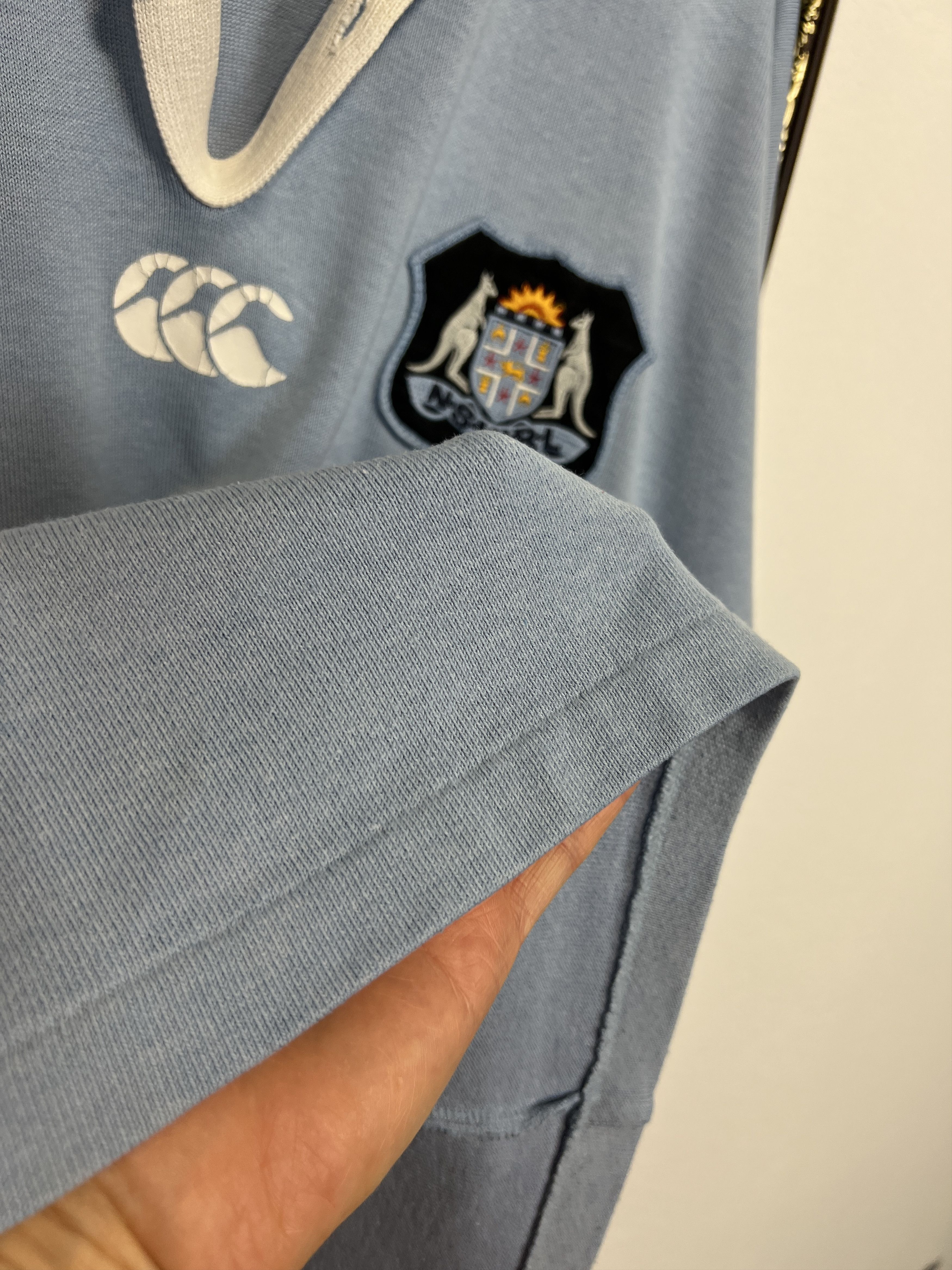 Vintage New South Wales Blues State of Origin Rugby Jersey Shirt Size US L / EU 52-54 / 3 - 6 Thumbnail