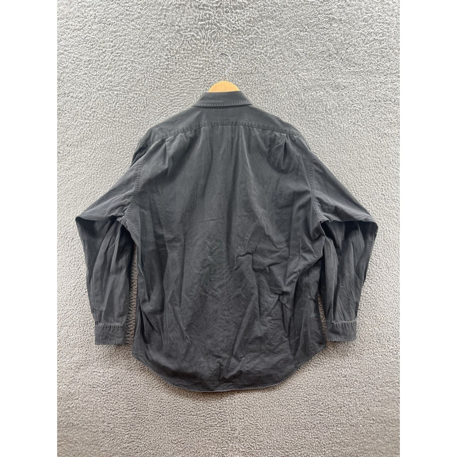 Polo Ralph Lauren Polo Outdoorsman Bear Patch Gray Button Up Shirt Size Medium Size US M / EU 48-50 / 2 - 2 Thumbnail