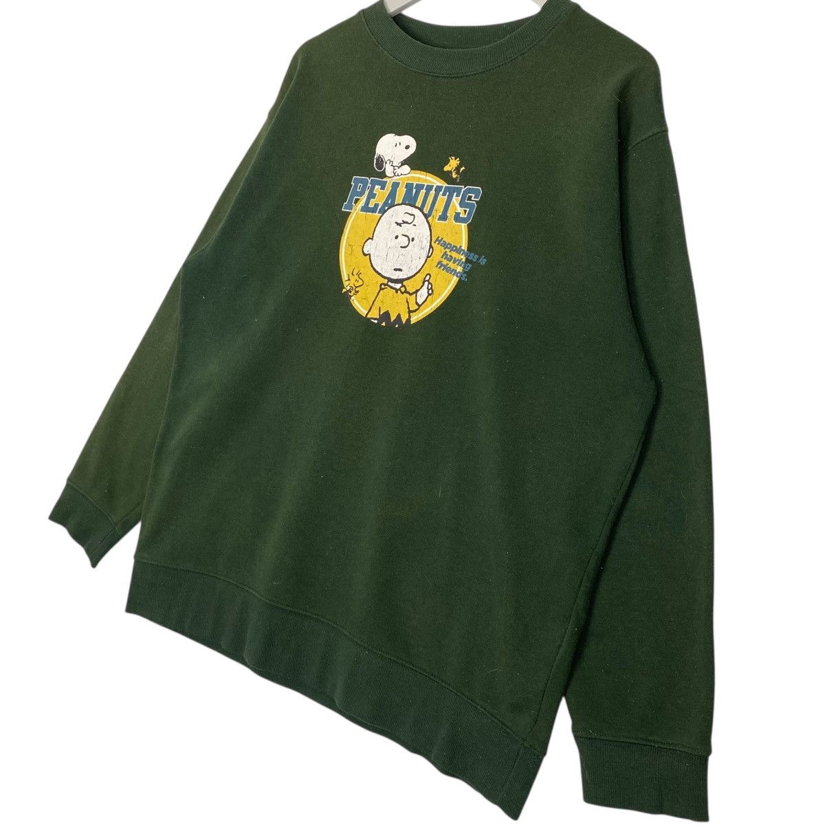 Other Vintage Peanuts Uniqlo Crewneck Sweatshirt Green Size LL Size US L / EU 52-54 / 3 - 2 Thumbnail