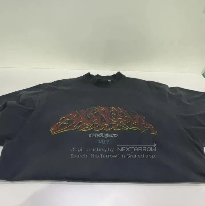 Balenciaga Balenciaga Offshore Graphic Short Sleeve T. Size US M / EU 48-50 / 2 - 5 Thumbnail