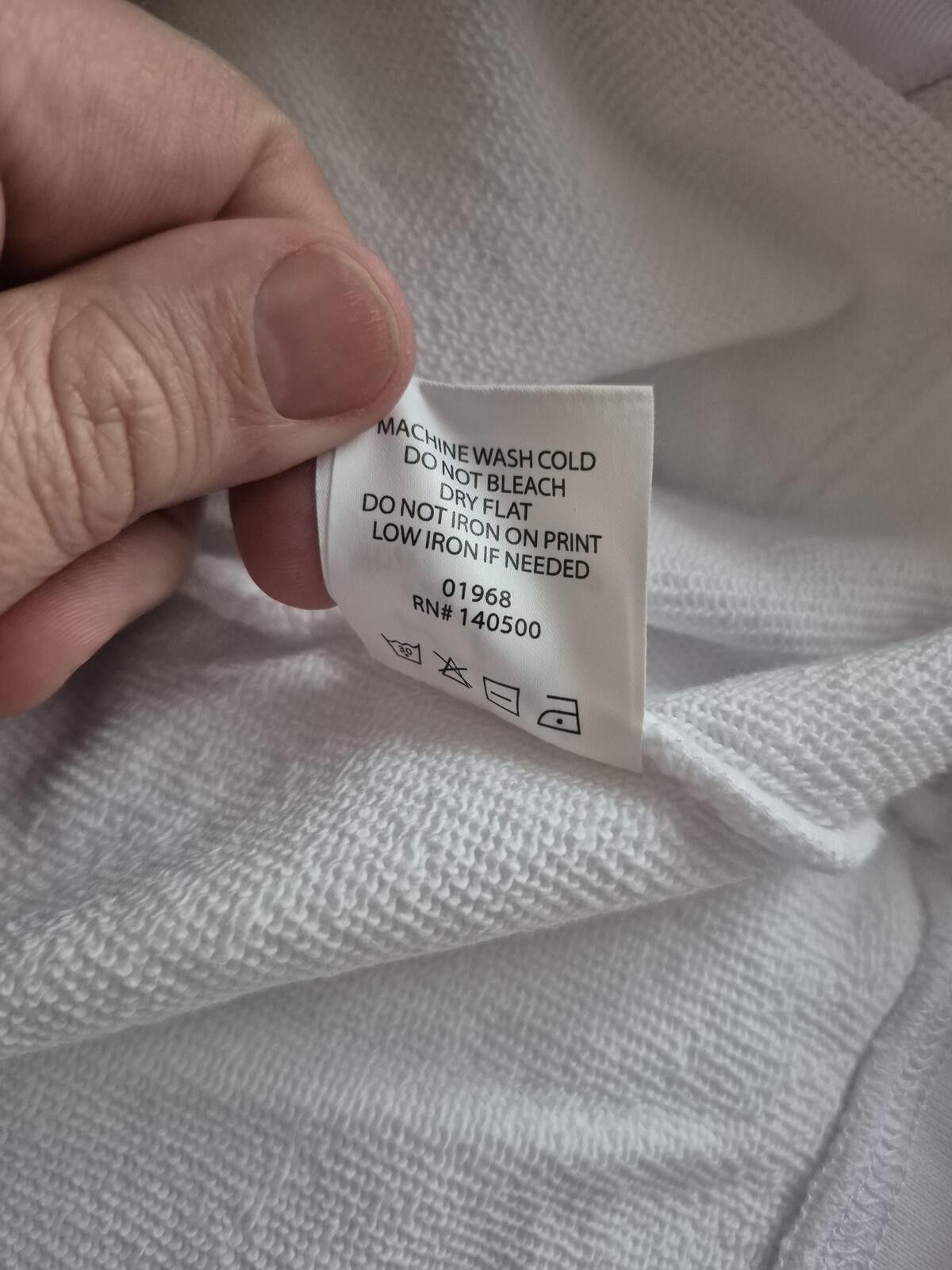Rta RTA Rest In Peace White Hoodie Size Large BNWT Size US L / EU 52-54 / 3 - 8 Thumbnail