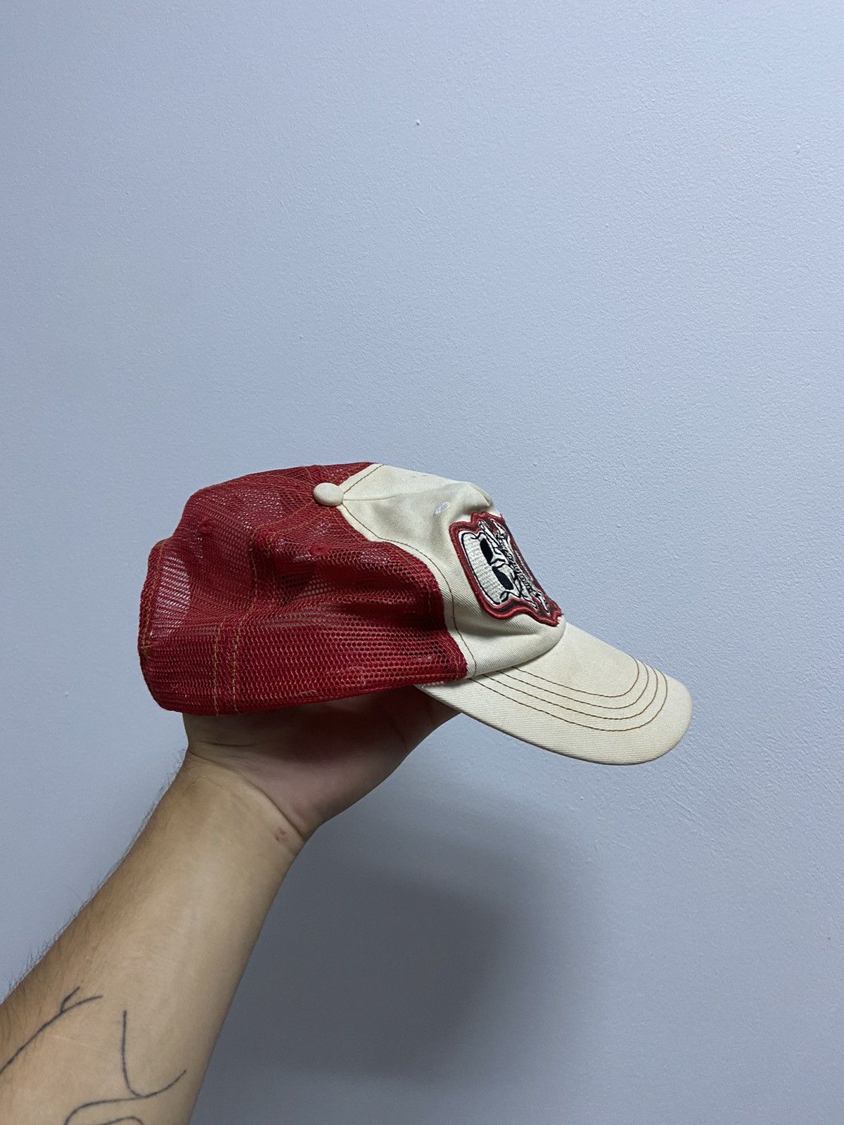 Vintage × Von Dutch Von Dutch Skull Vintage Big Logo Cap Hat Y2K skate Size ONE SIZE - 2 Thumbnail