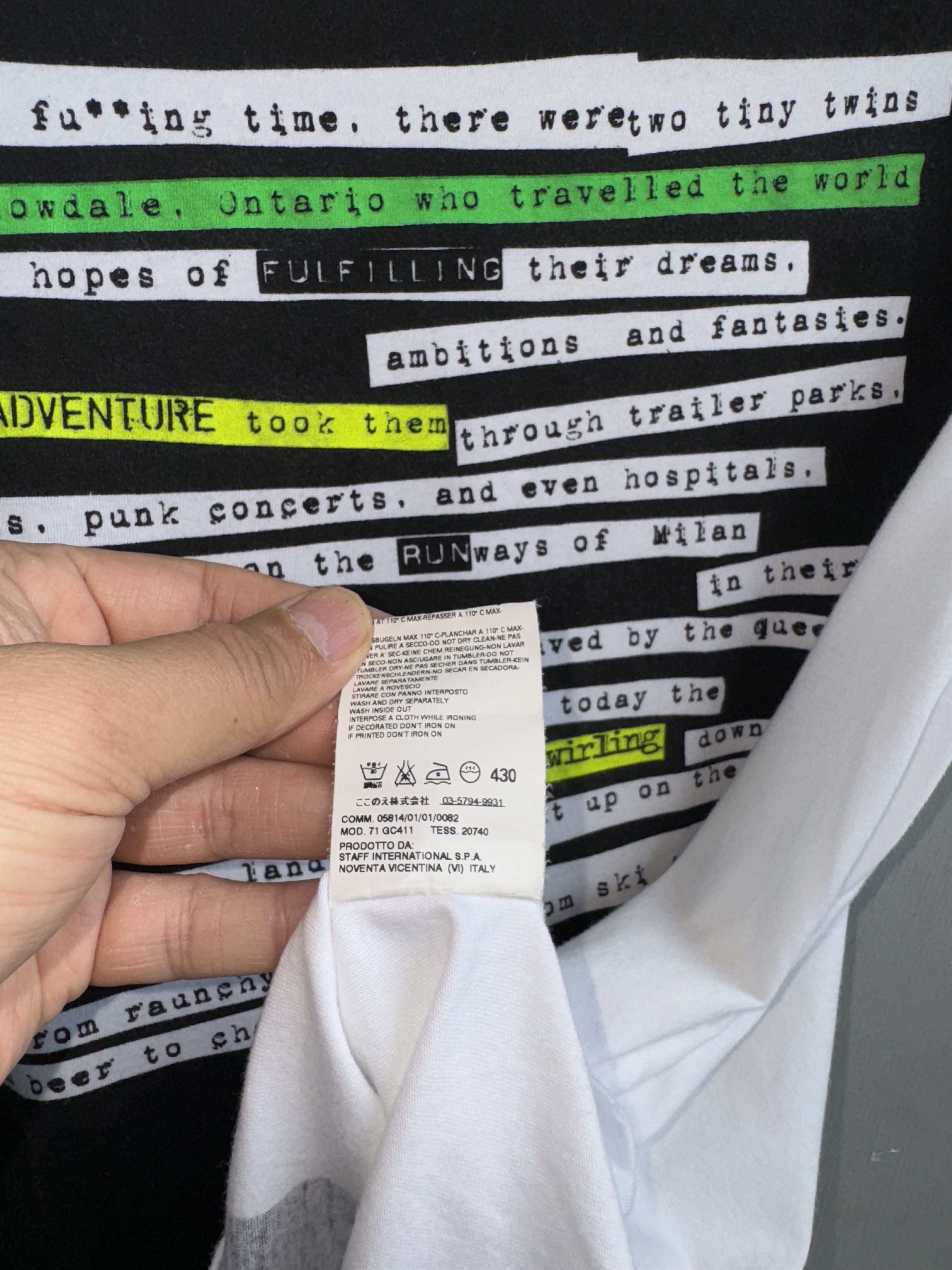 Seditionaries × Vintage Noventa Text Punk Vintage Shirt Size US M / EU 48-50 / 2 - 6 Thumbnail