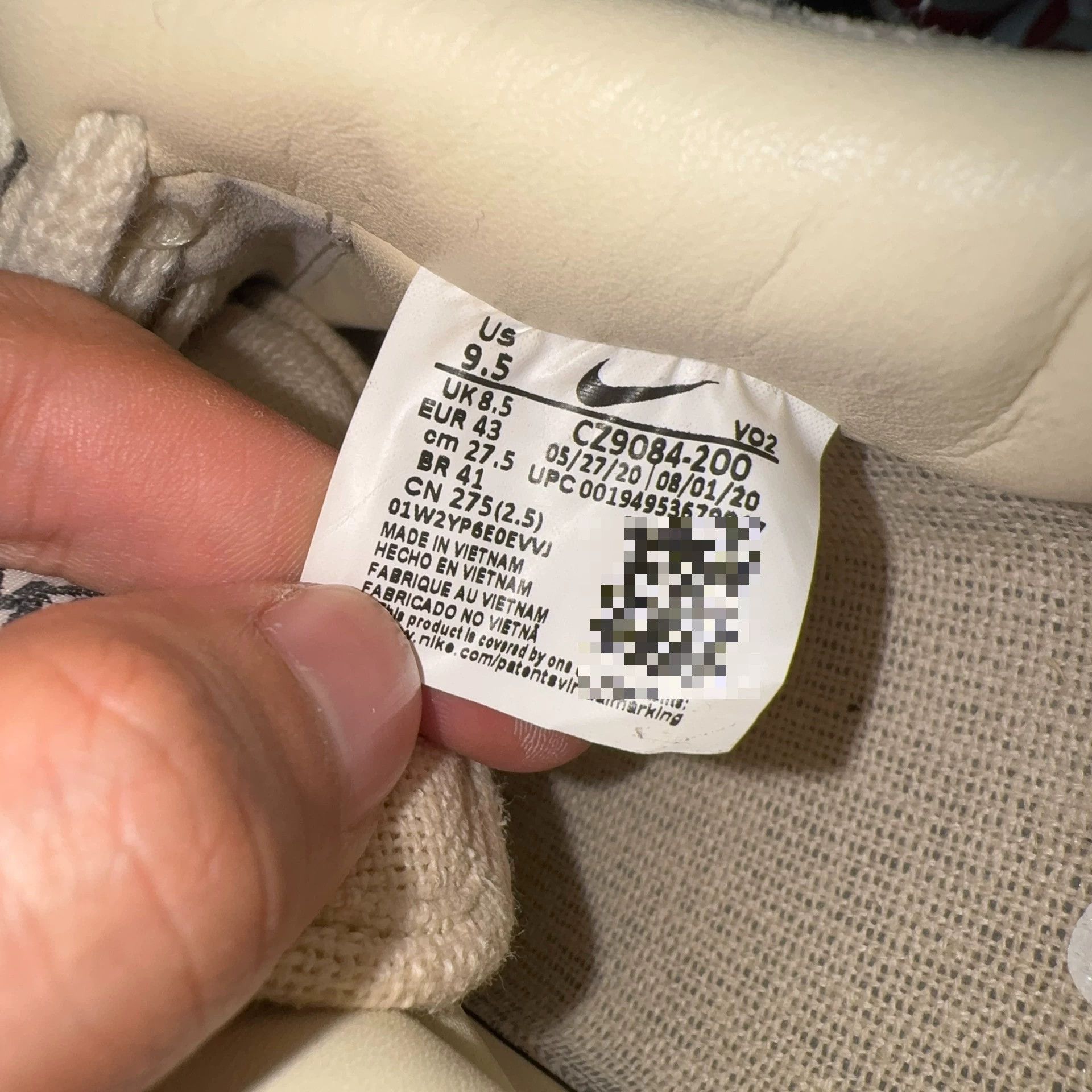 Nike Nike Air Force 1 Pale Ivory 43 Near Mint Size US 9.5 / EU 42-43 - 9 Thumbnail