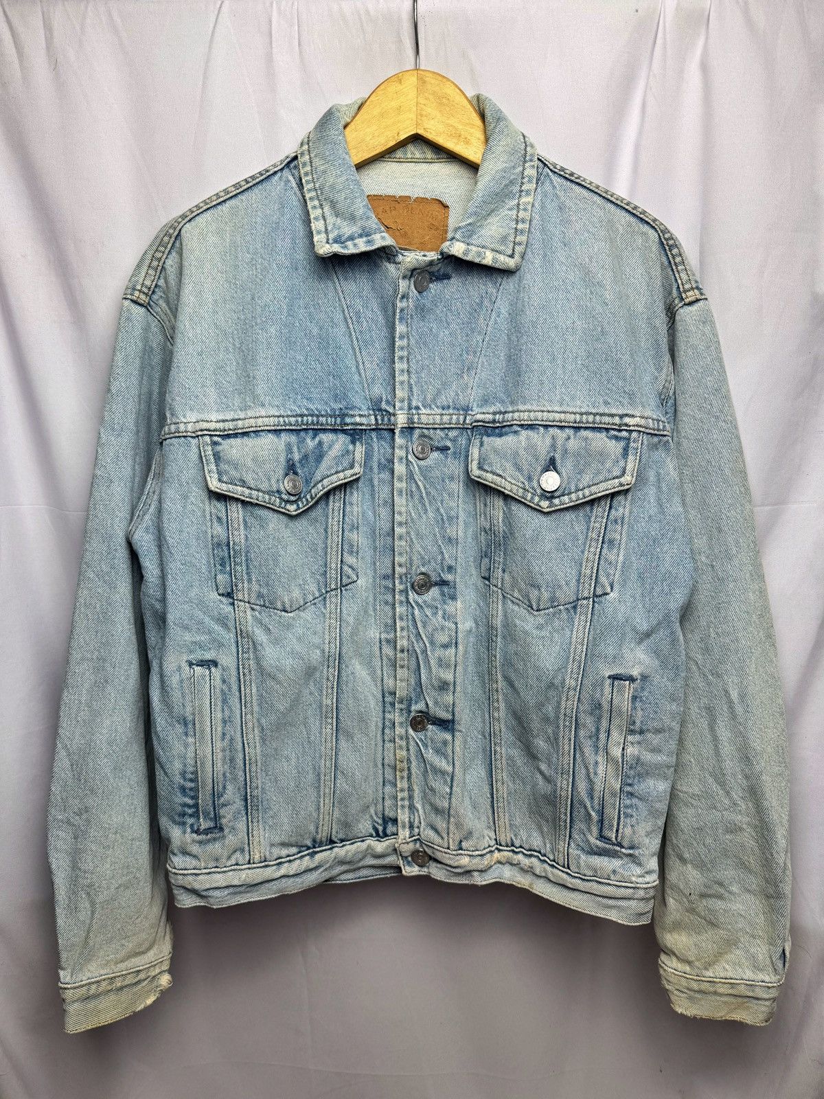 Gap × Japanese Brand Vintage Distressed Denim Jacket GAP USA Size US M / EU 48-50 / 2 - 1 Thumbnail