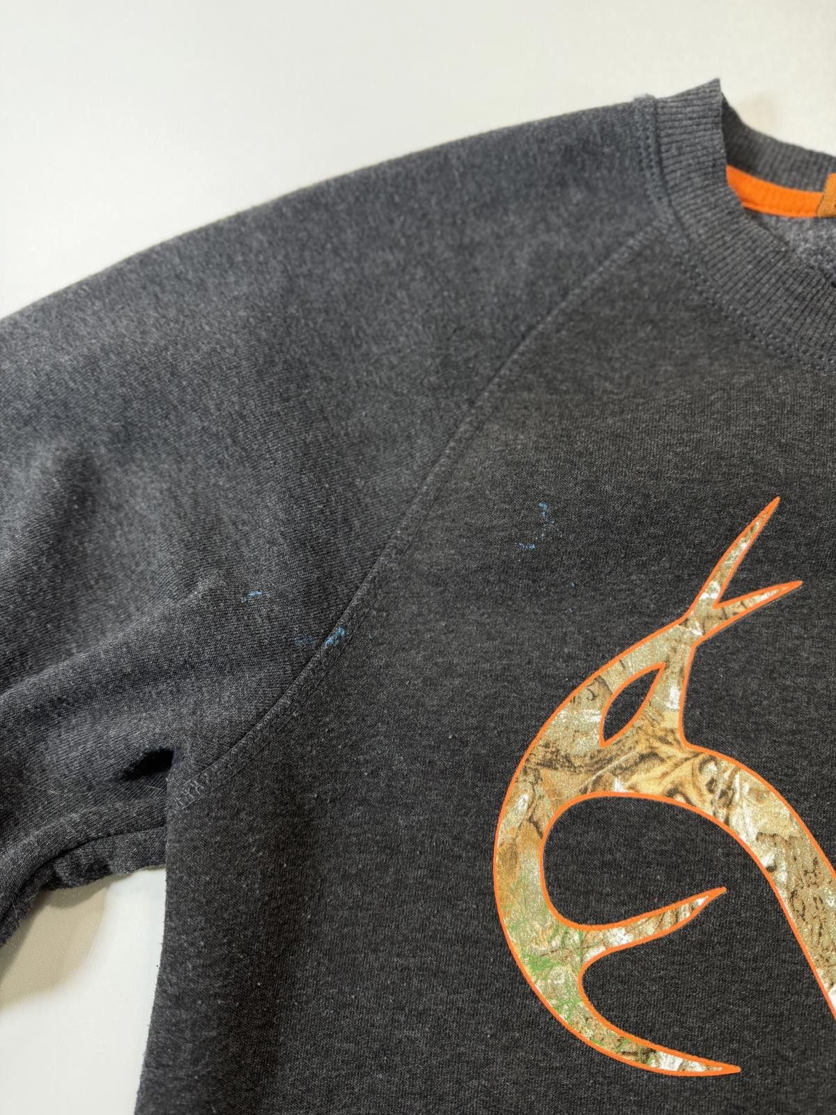 Realtree Realtree Men's Dark Gray Crewneck Sweatshirt Size US L / EU 52-54 / 3 - 3 Thumbnail