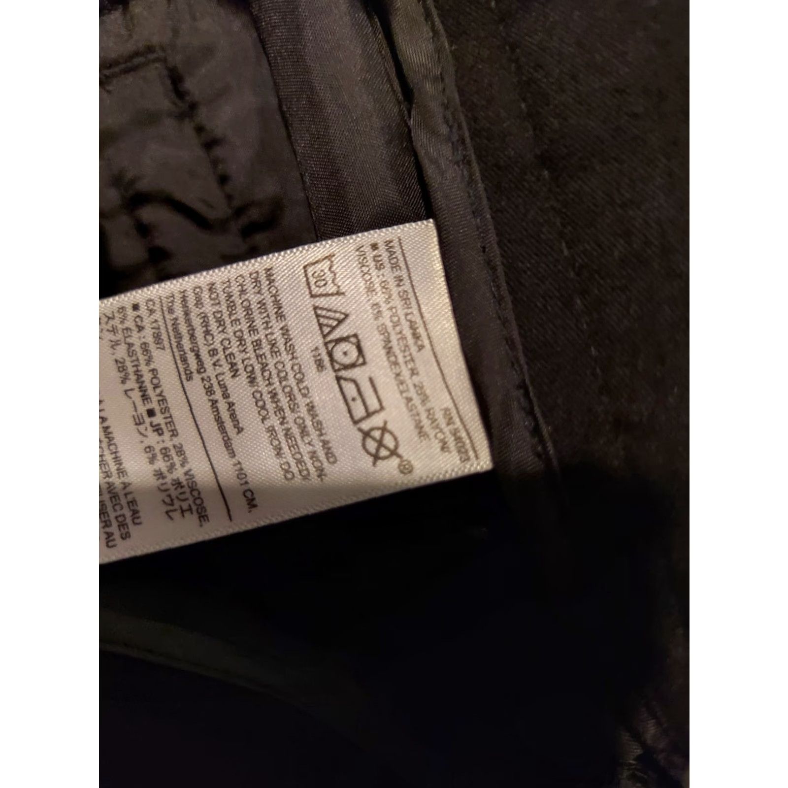 Banana Republic Womens Banana Republic Dress Pants 4P Black Flat Front Chino Trousers Slacks Size 27" / US 4 / IT 40 - 4 Thumbnail