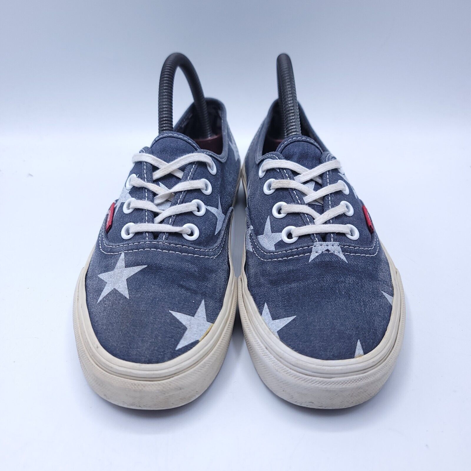 Vans Vans Off the Wall Shoe Women Size 7 Mens 5.5 TB9C Blue White Size US 7 / IT 37 - 2 Thumbnail