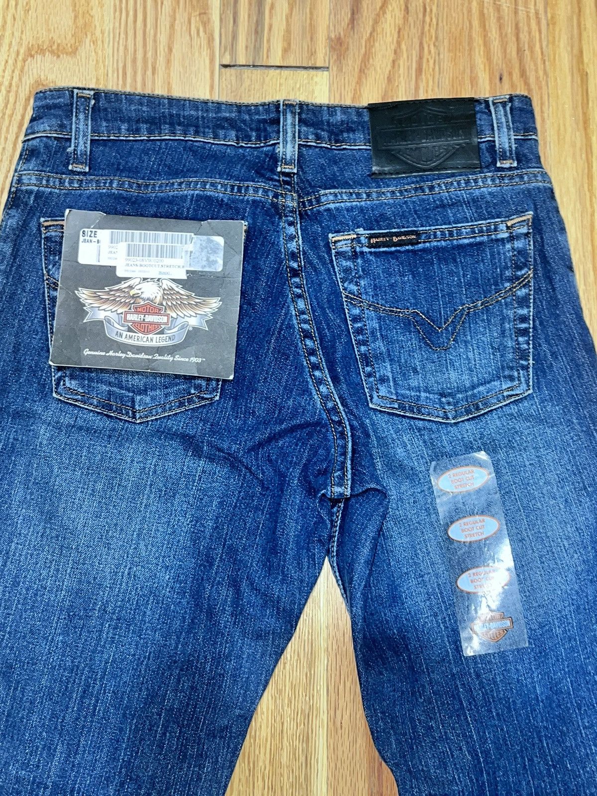 Harley Davidson 2 regular boot cut Harley Davidson stretch jeans new Size 26" / US 2 / IT 38 - 1 Thumbnail