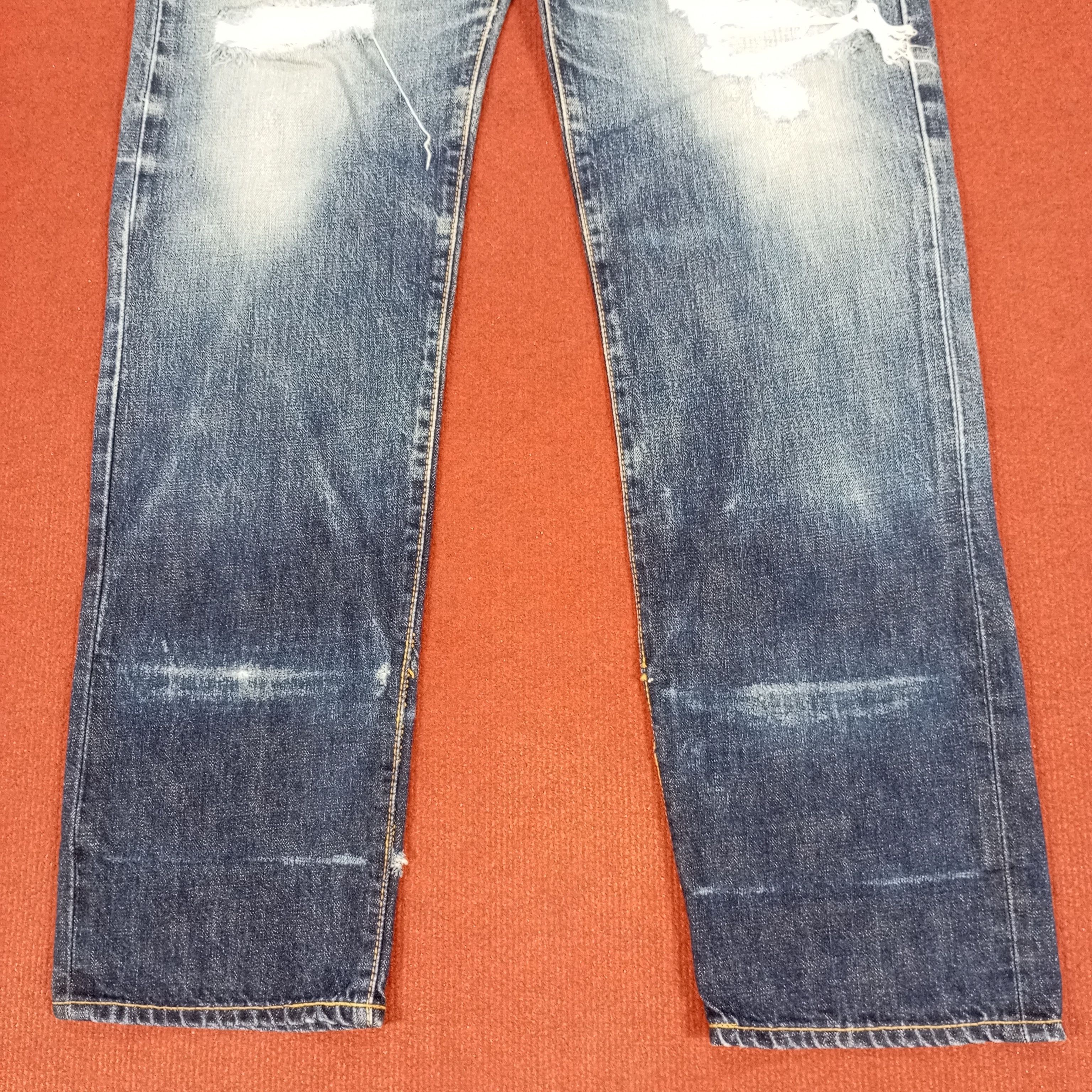 Evisu × Japanese Brand × Vintage Evis Japanese Brand Fashion Style Custom Daicock Jeans Size US 28 / EU 44 - 6 Thumbnail