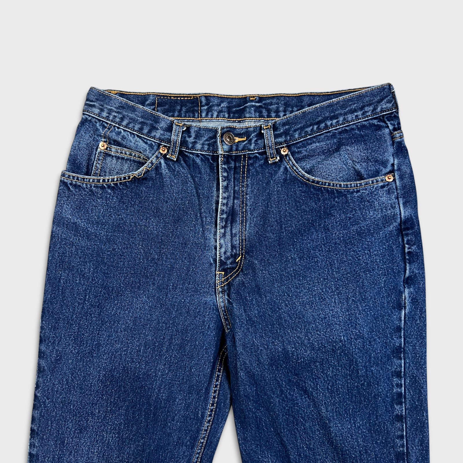 Levi's × Vintage Vintage 2004 Levi's Jeans 34x33 Blue Orange Tab Denim Pants Size US 34 / EU 50 - 2 Thumbnail