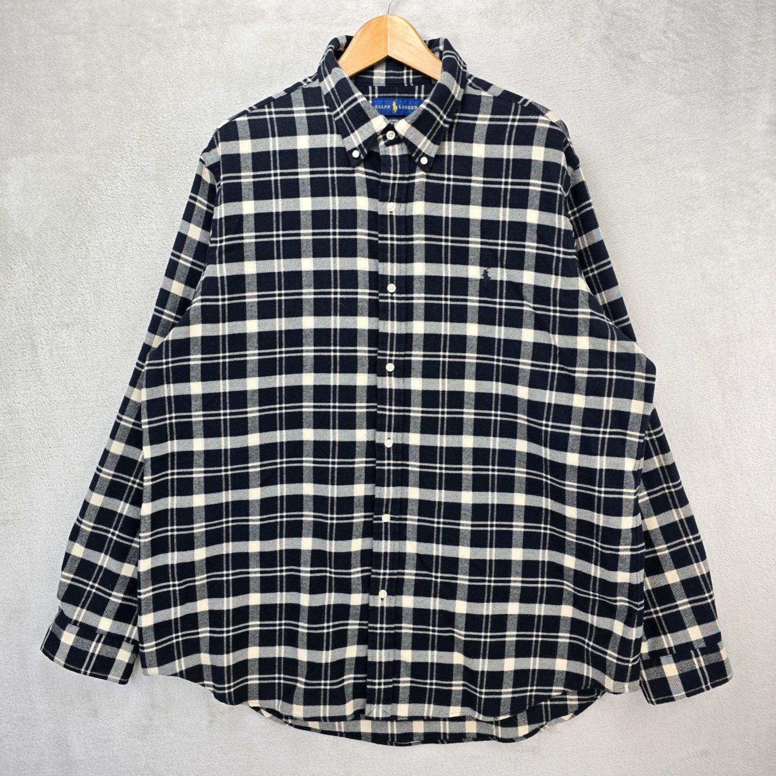 Ralph Lauren Classic Fit Performance Flannel Shirt Men XXL