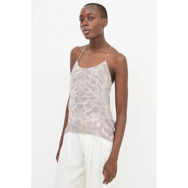 Other Raquel Allegra Tie-Dye Silk Cami Top Size XS / US 0-2 / IT 36-38 - 3 Thumbnail