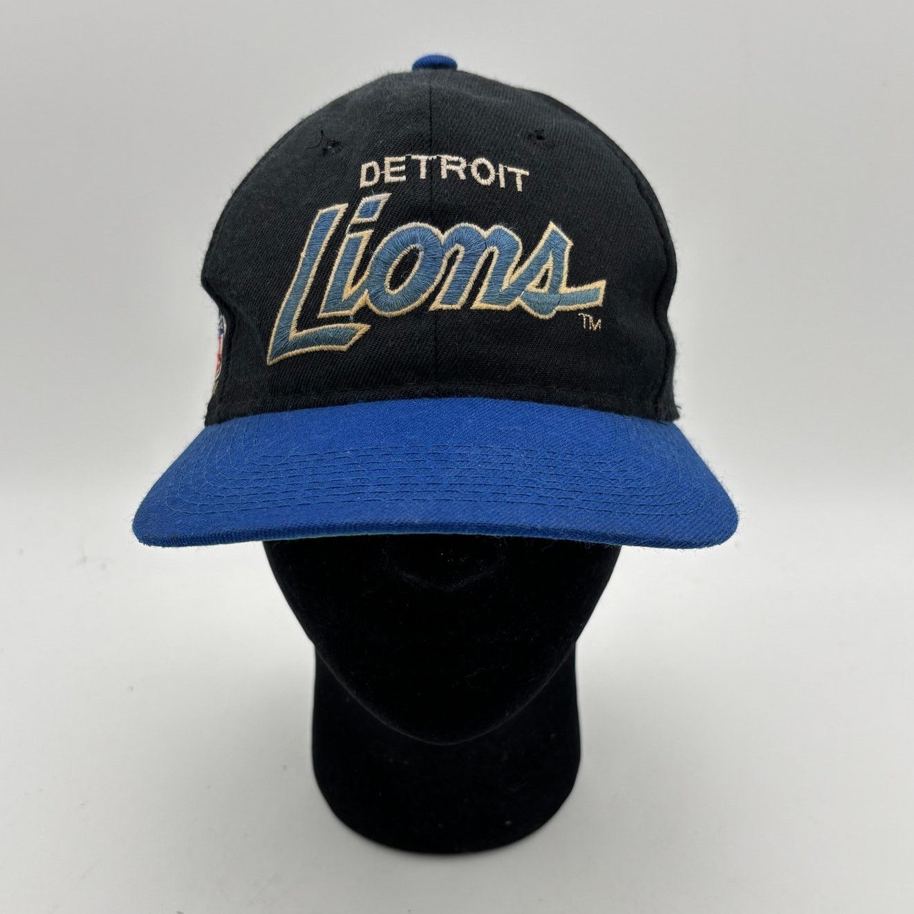 Sports Specialties × Vintage VTG Sports Specialties Detroit Lions Script Snapback NFL Size ONE SIZE - 1 Thumbnail