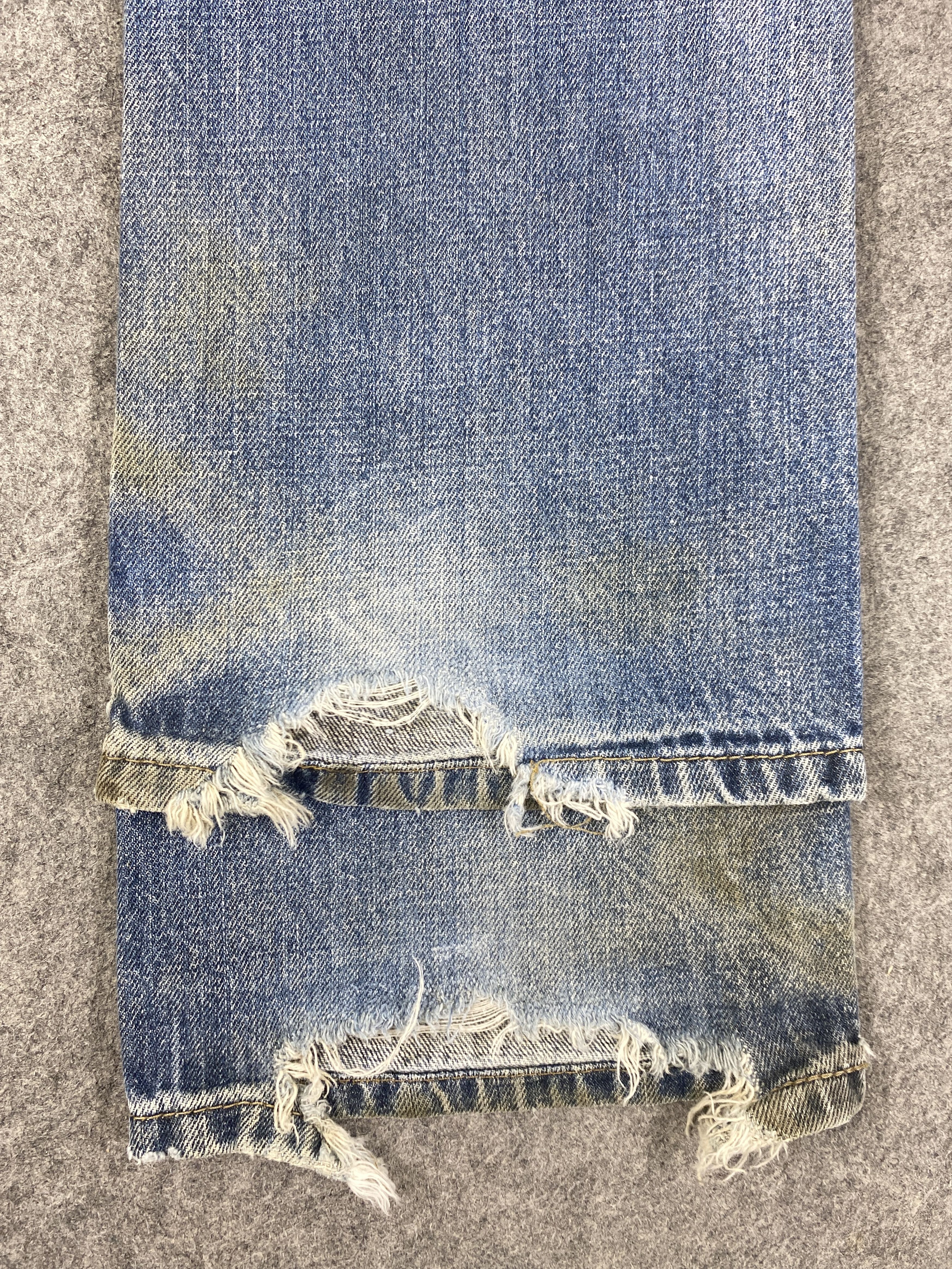 Levi's Dirty Faded Blue Vintage Levis 527 Flare Jeans 32x29 -JN3204 Size US 32 / EU 48 - 16 Thumbnail