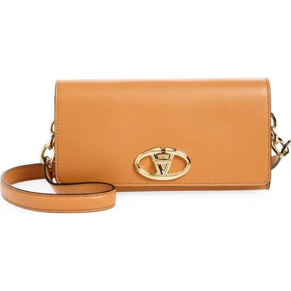 Valentino Valentino Garavani VLOGO Bold Wallet On A Chain Almond Beige Size ONE SIZE - 1 Thumbnail