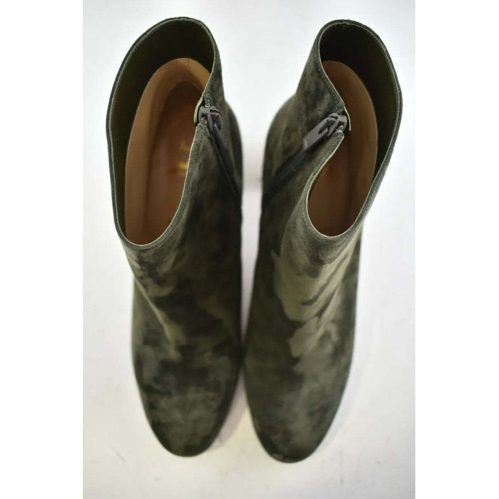 Christian Louboutin Christian Louboutin Turela 55 Bosco Green Suede Ankle Short Size US 6.5 / IT 36.5 - 6 Thumbnail