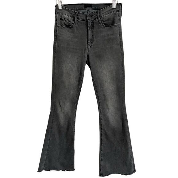 MOTHER MOTHER The Weekender Fray Mid Rise Flare Leg Jeans - 27" Size 27" / US 4 / IT 40 - 2 Thumbnail