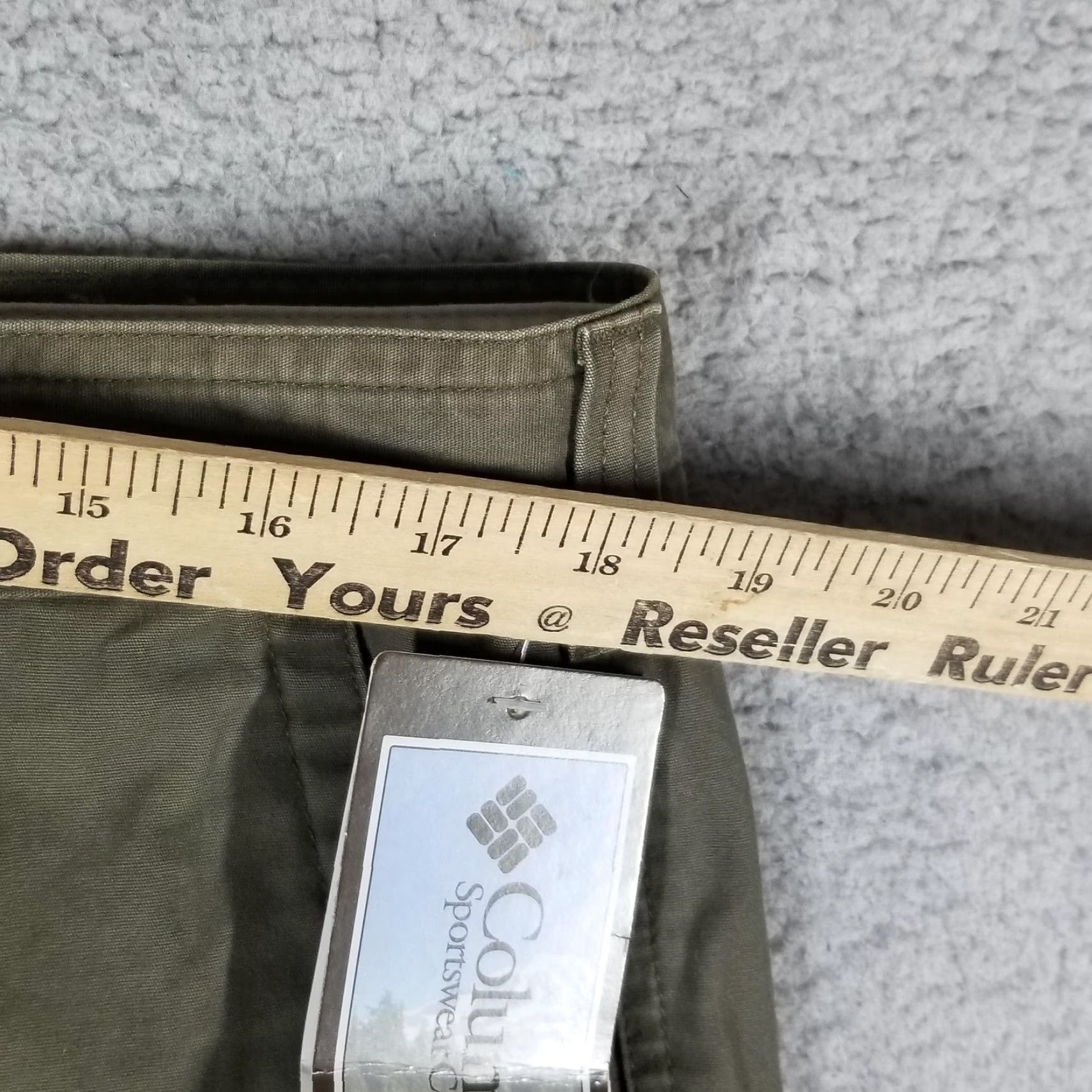 Vintage Columbia GPS Pants Chino Cotton 36x32 Peatmoss Green Mens Size US 36 / EU 52 - 5 Thumbnail