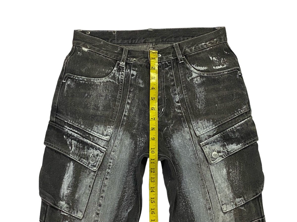 If Six Was Nine × Japanese Brand Berning Sho Flared Cargo Jeans Size US 30 / EU 46 - 5 Thumbnail
