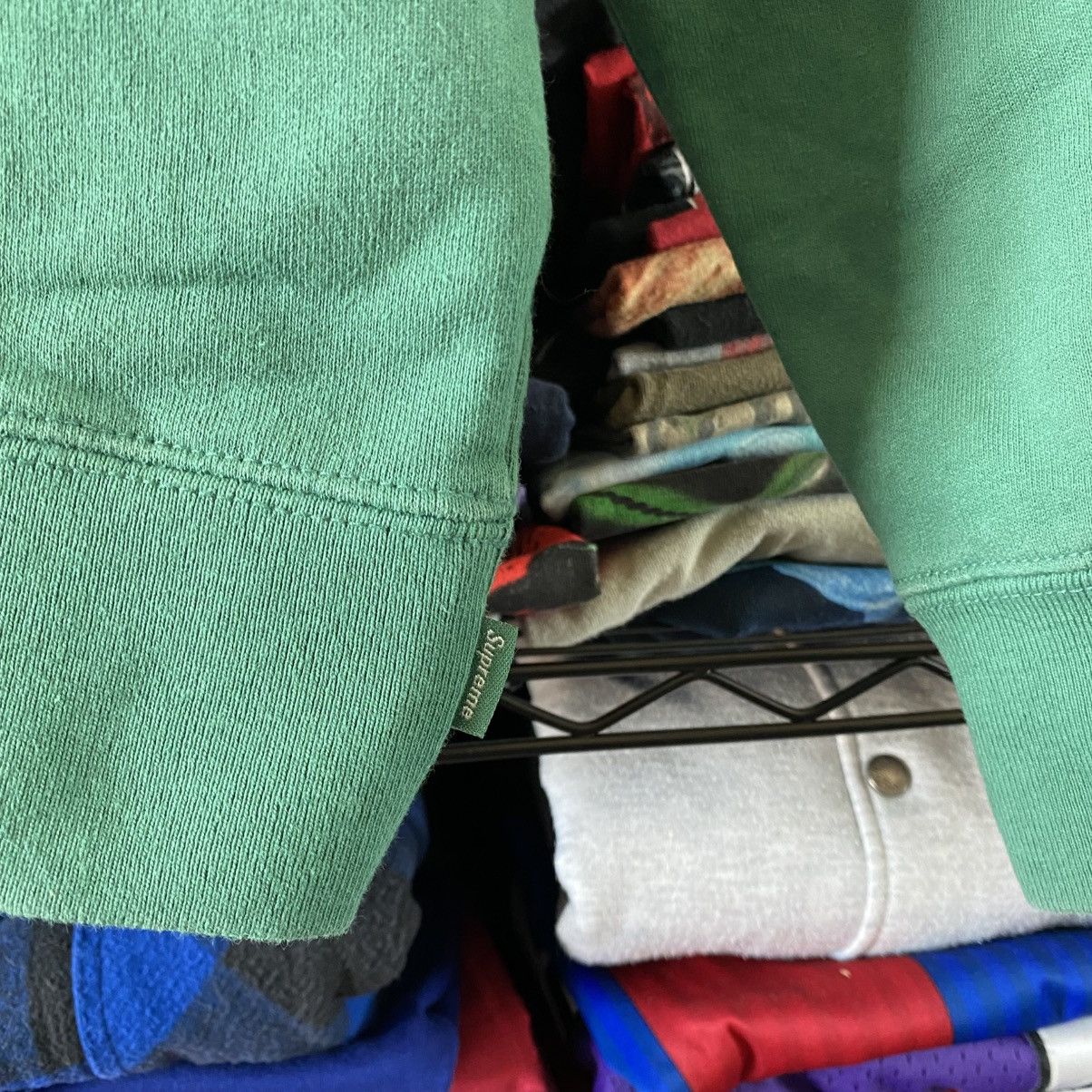 Supreme Supreme Franklin Hooded Sweatshirt Light Pine 2020 Size US M / EU 48-50 / 2 - 6 Thumbnail