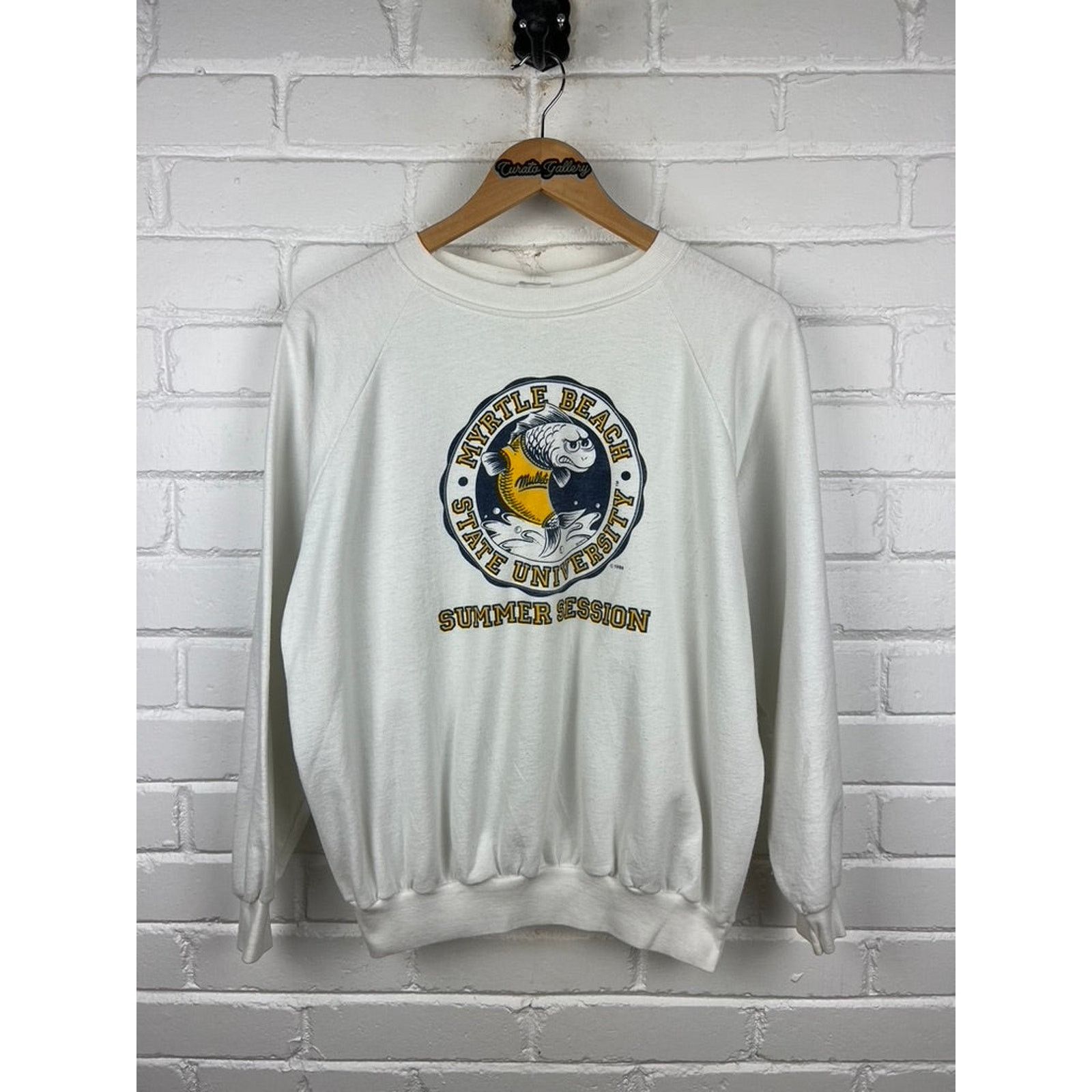 Vintage Vintage 1986 Myrtle Beach State University Mullets Crest L Size US L / EU 52-54 / 3 - 1 Thumbnail
