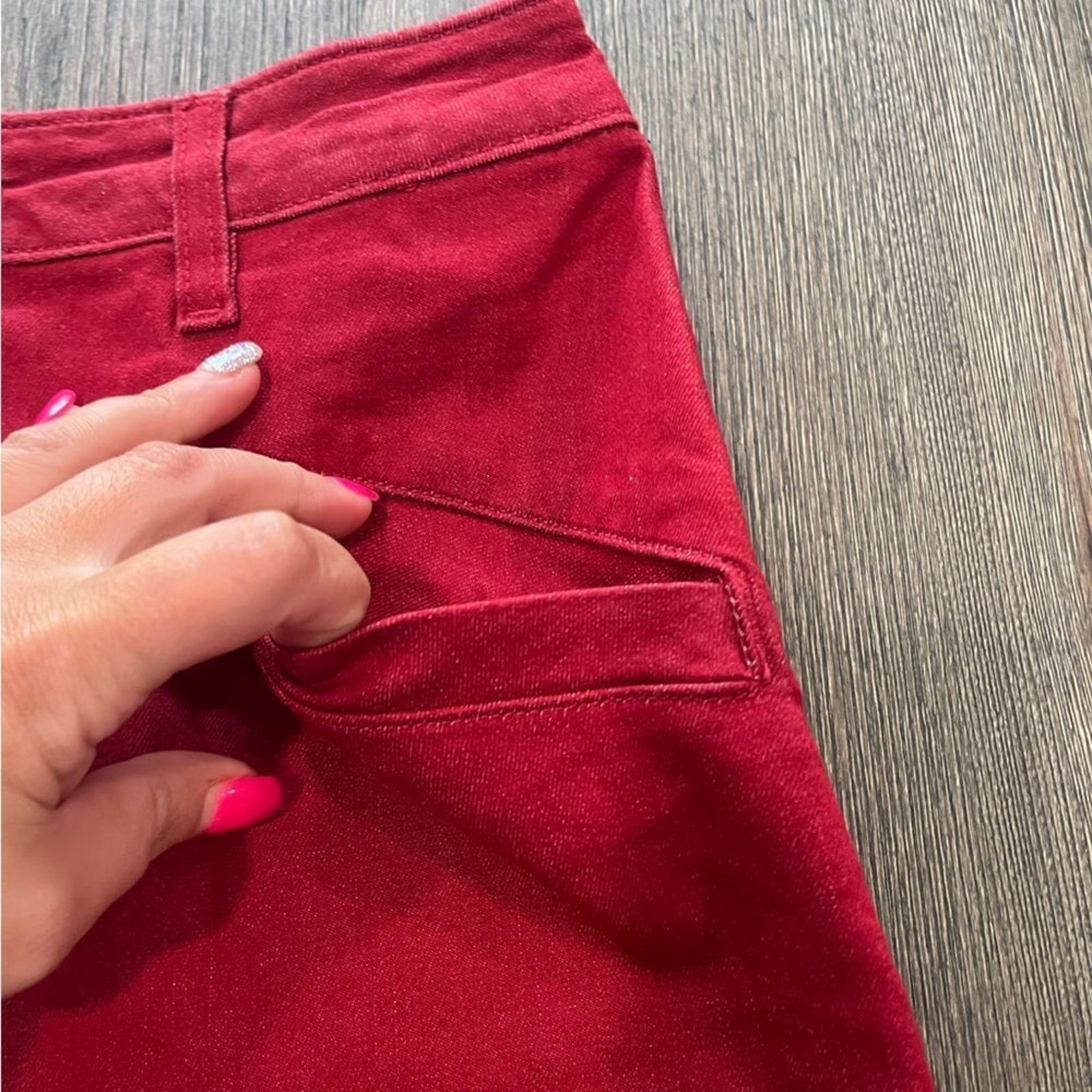 Vintage NWT Comfort Denim Mini Skirt Belted Size 13/14 Size 36" / US 14 / IT 50 - 8 Thumbnail