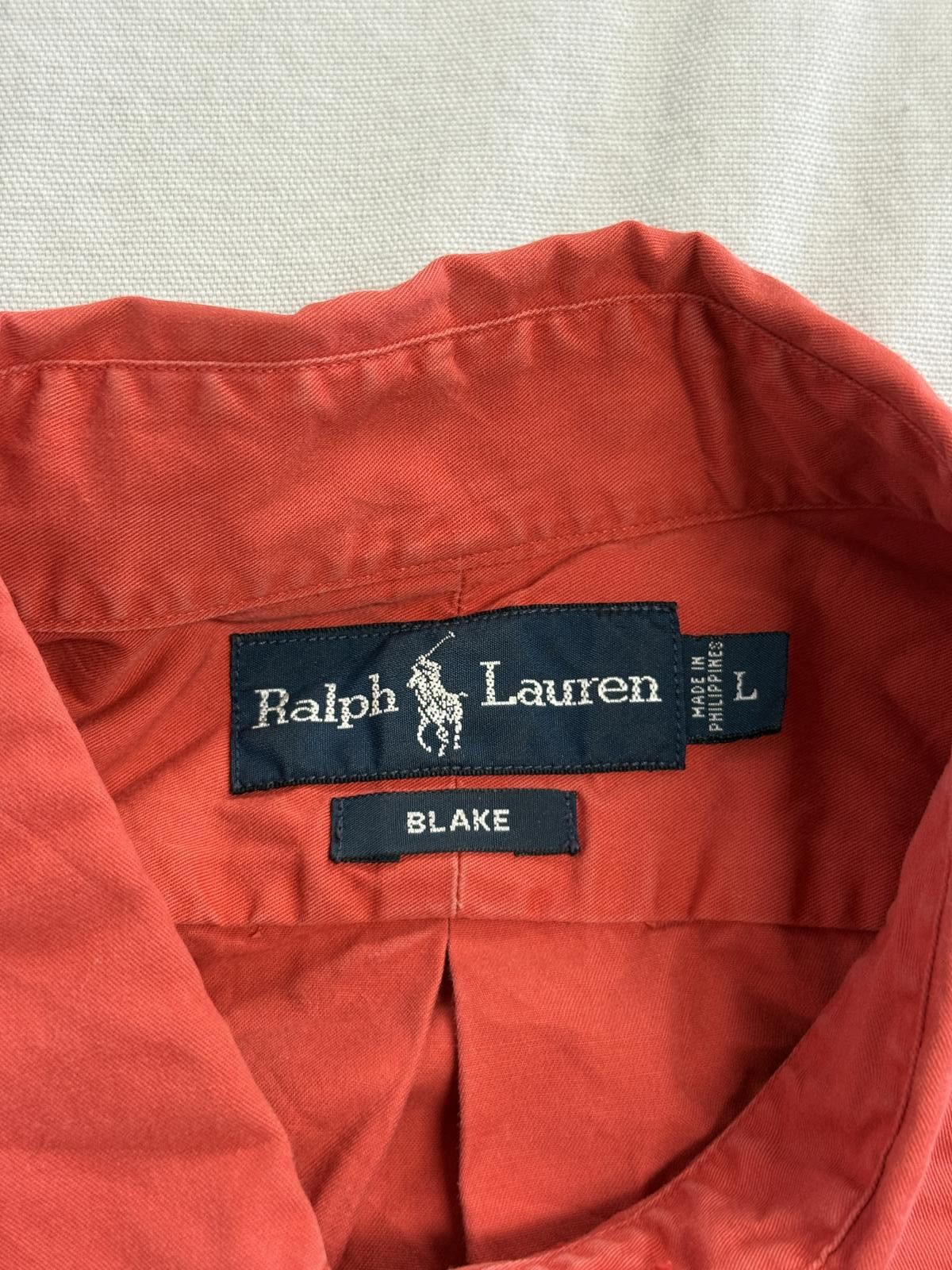 Ralph Lauren Blake Button Down LS Oxford Burnt Red - L Menswear