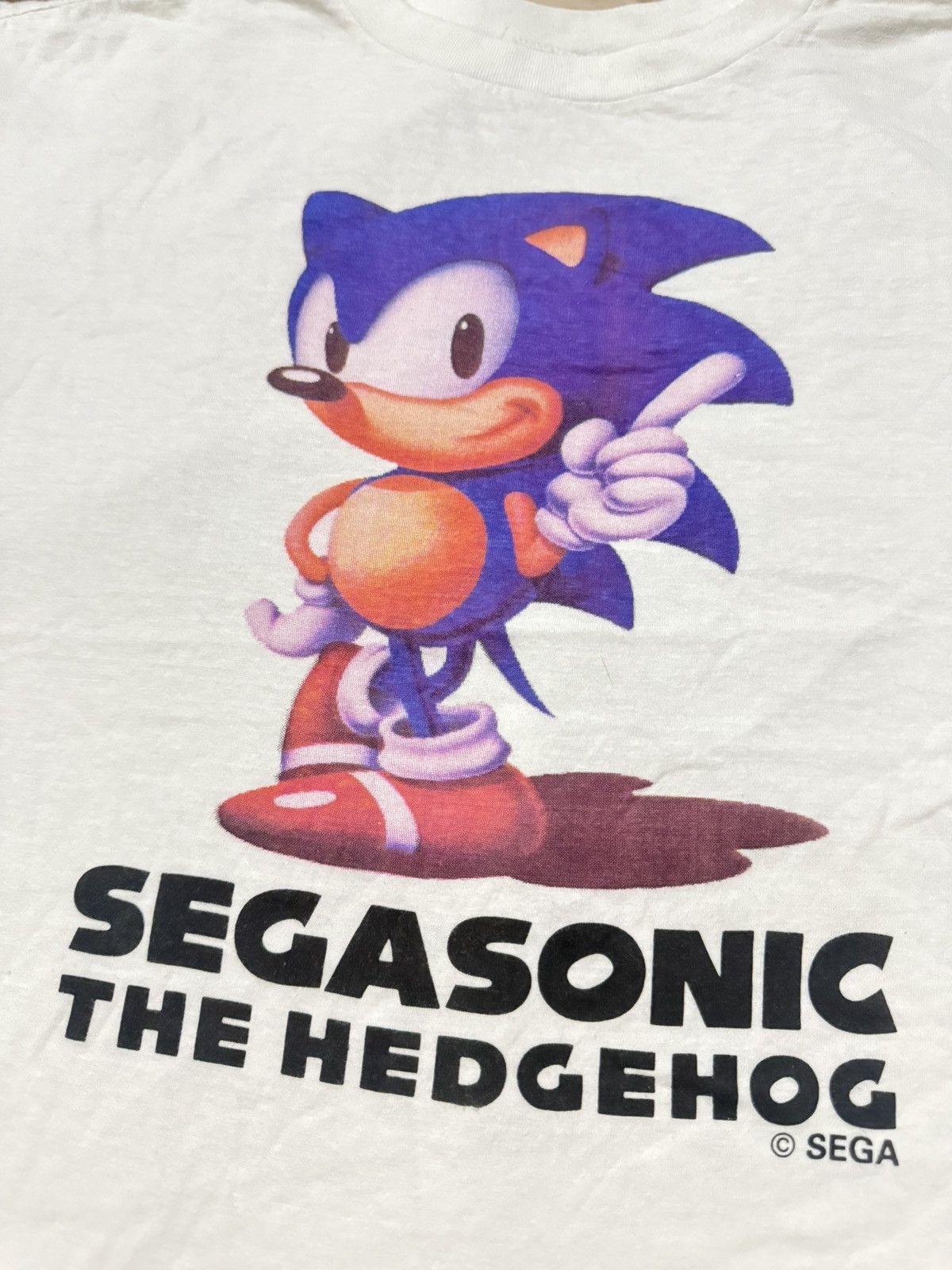 Vintage Vintage 90s Japan Sonic the Hedgehog SEGA T-Shirt Size US L / EU 52-54 / 3 - 2 Thumbnail